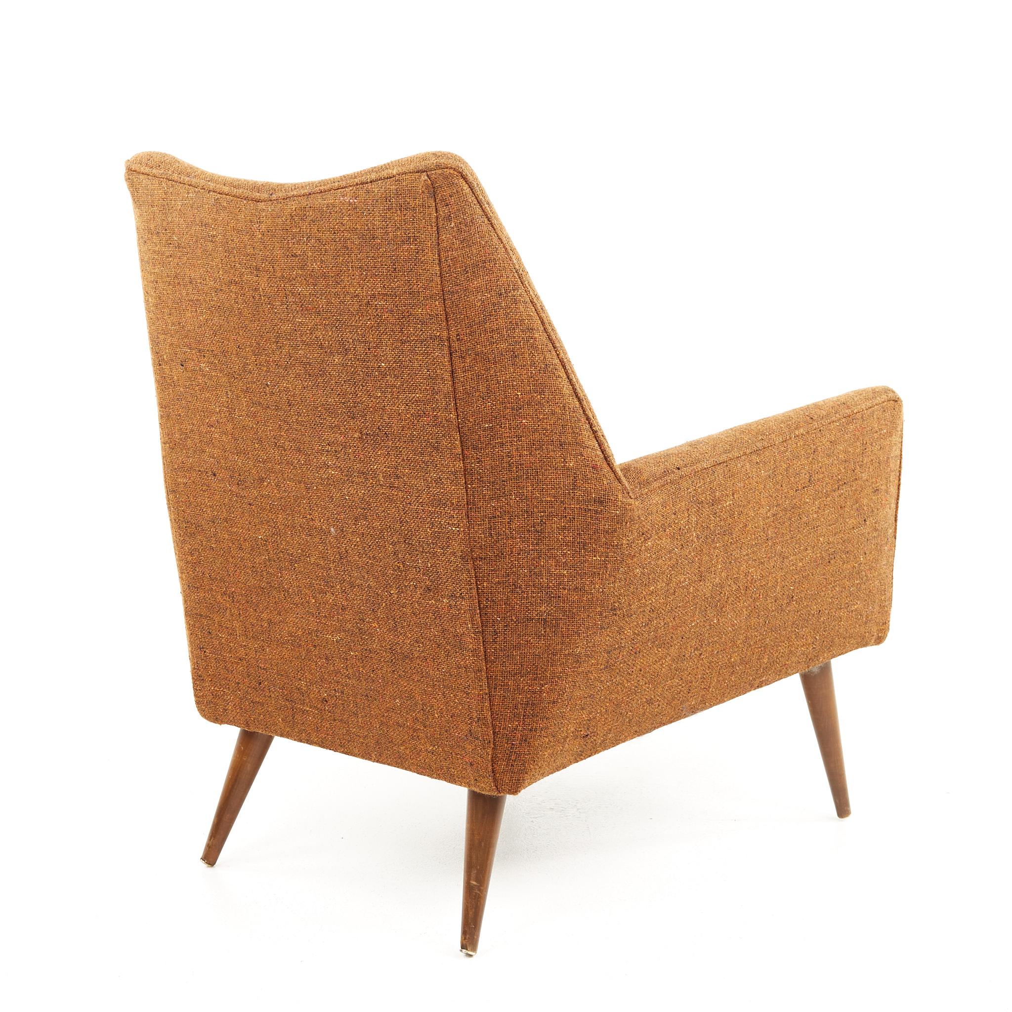 Paul McCobb Mid Century Lounge Squirm Chairs, a Pair 2