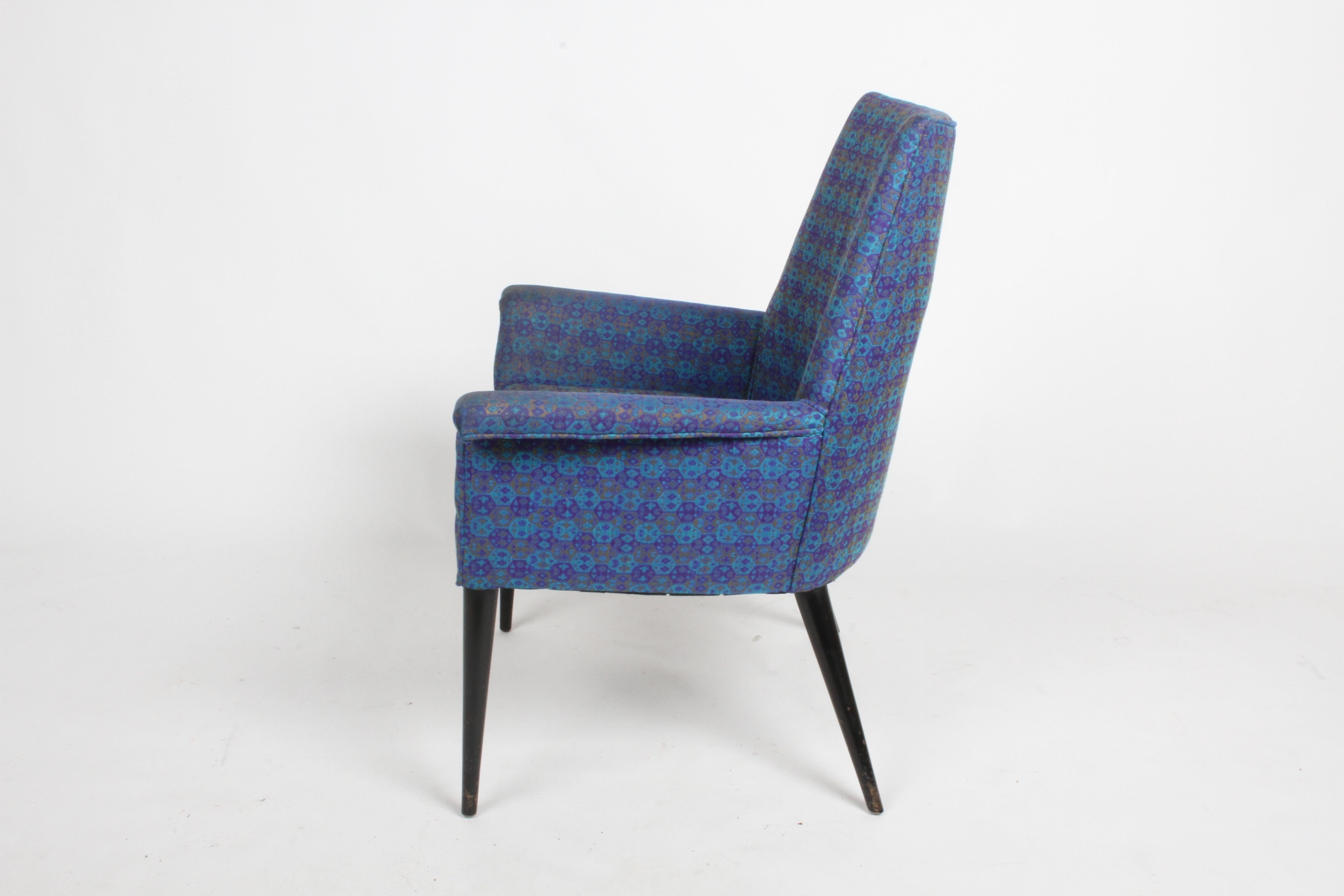 Paul McCobb fauteuil moderne du milieu du siècle dernier modèle 3049 avec pieds évasés effilés en vente 4