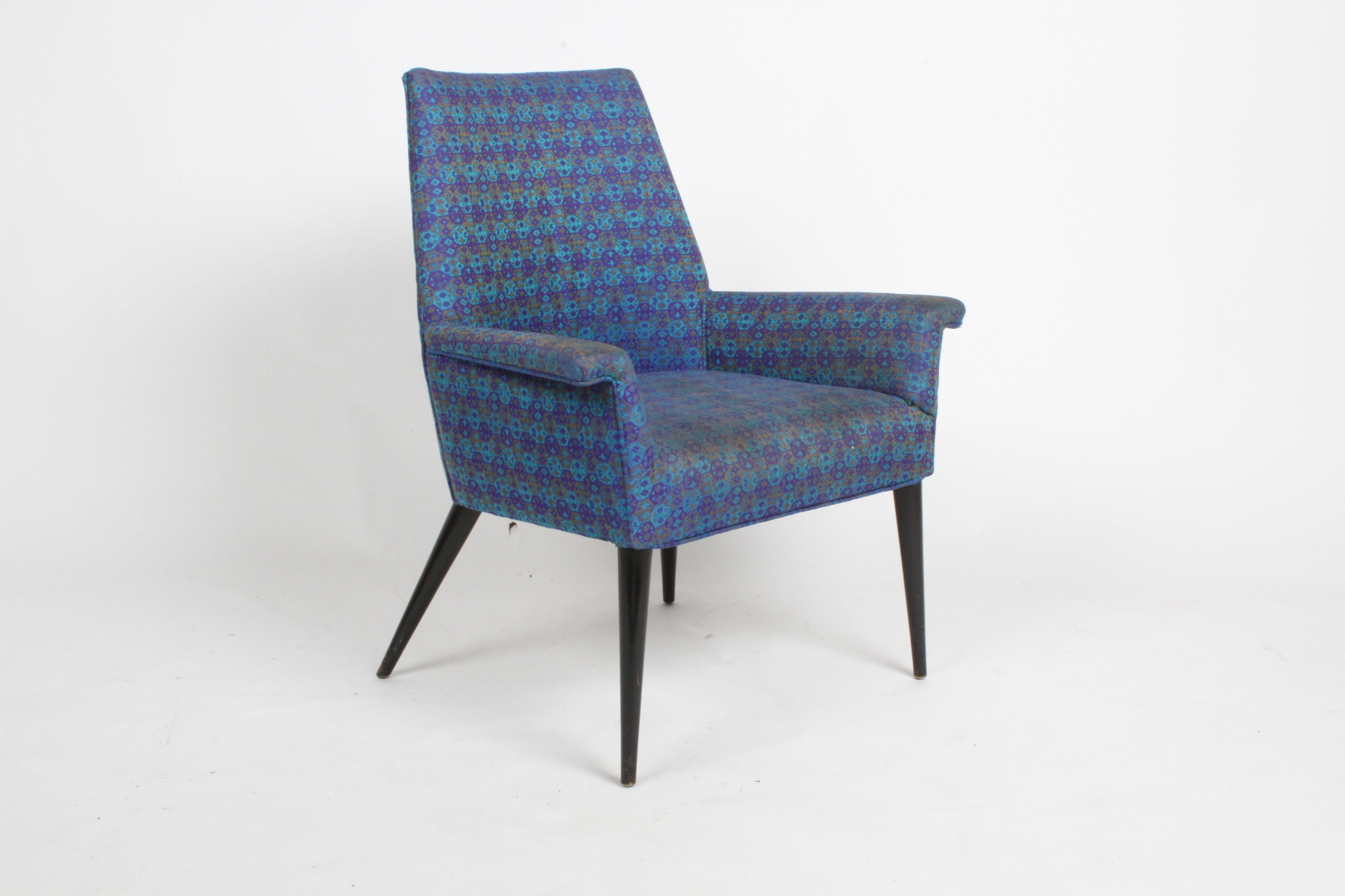 American Paul McCobb Mid-Century Modern Armchair Model 3049 with Tapered Splayed Legs For Sale
