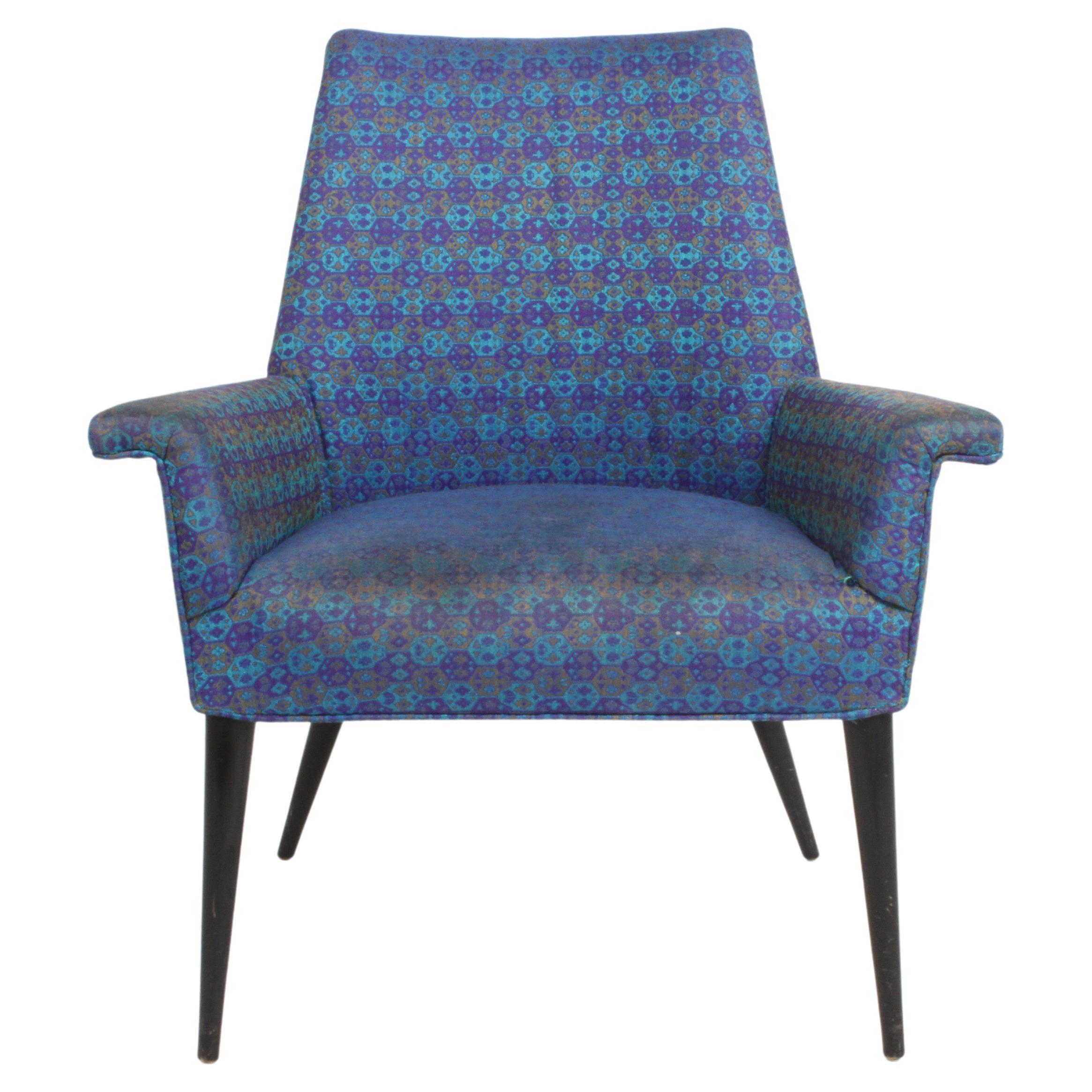 Paul McCobb Mid-Century Modern Armchair Model 3049 with Tapered Splayed Legs For Sale