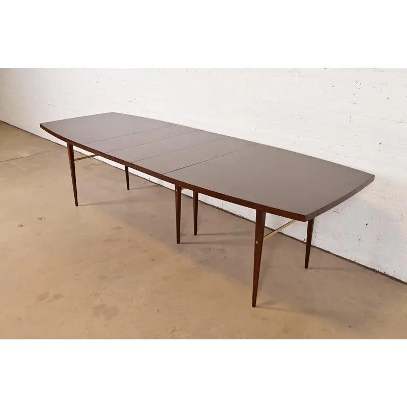 Paul McCobb Mid-Century Modern Extension Dining Table, Newly Refinished