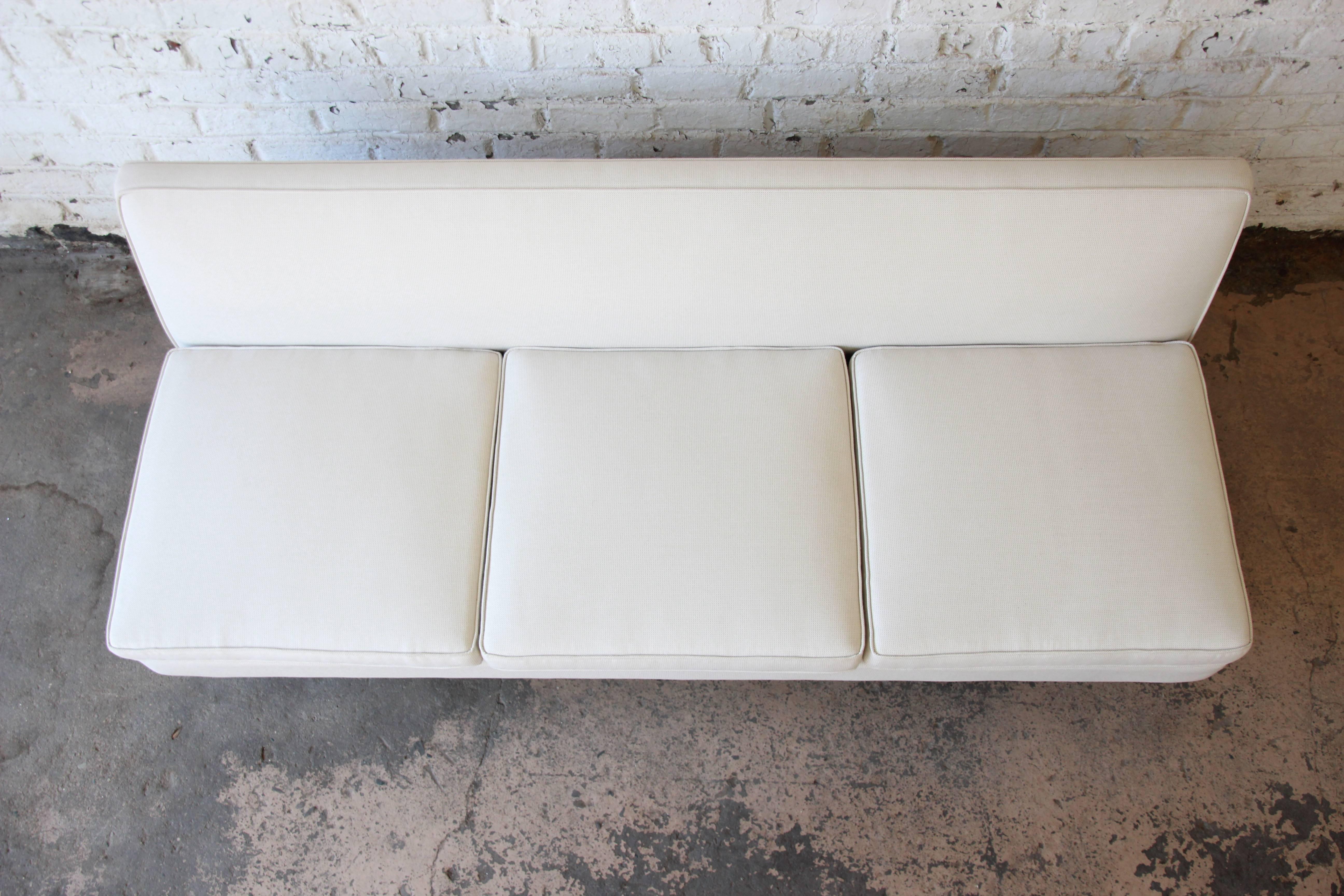 Paul McCobb Mid-Century Modern Planner Group Armless Sofa, Newly Restored 2