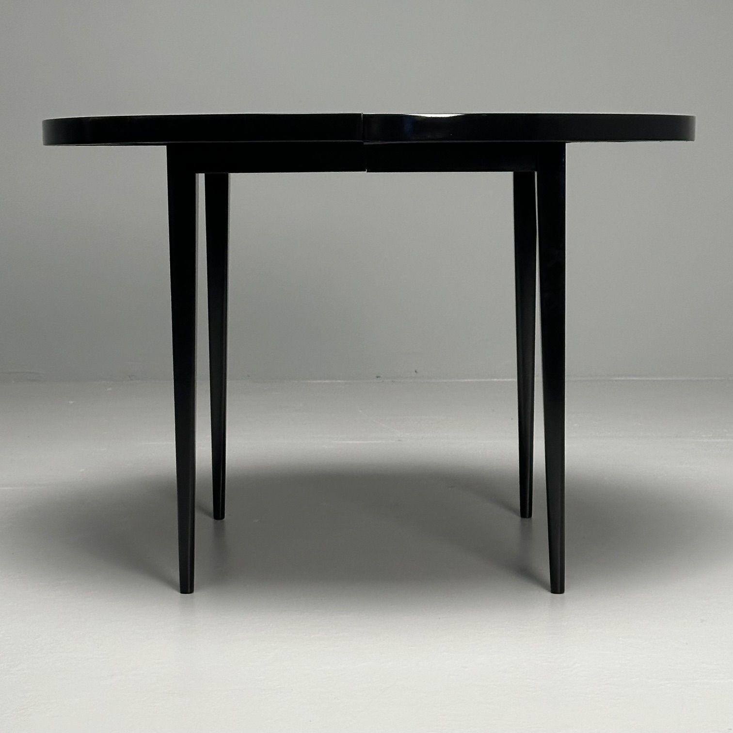 Paul McCobb, Mid-Century Modern Planner Group Dining Table, Black Lacquer, 1950s For Sale 5