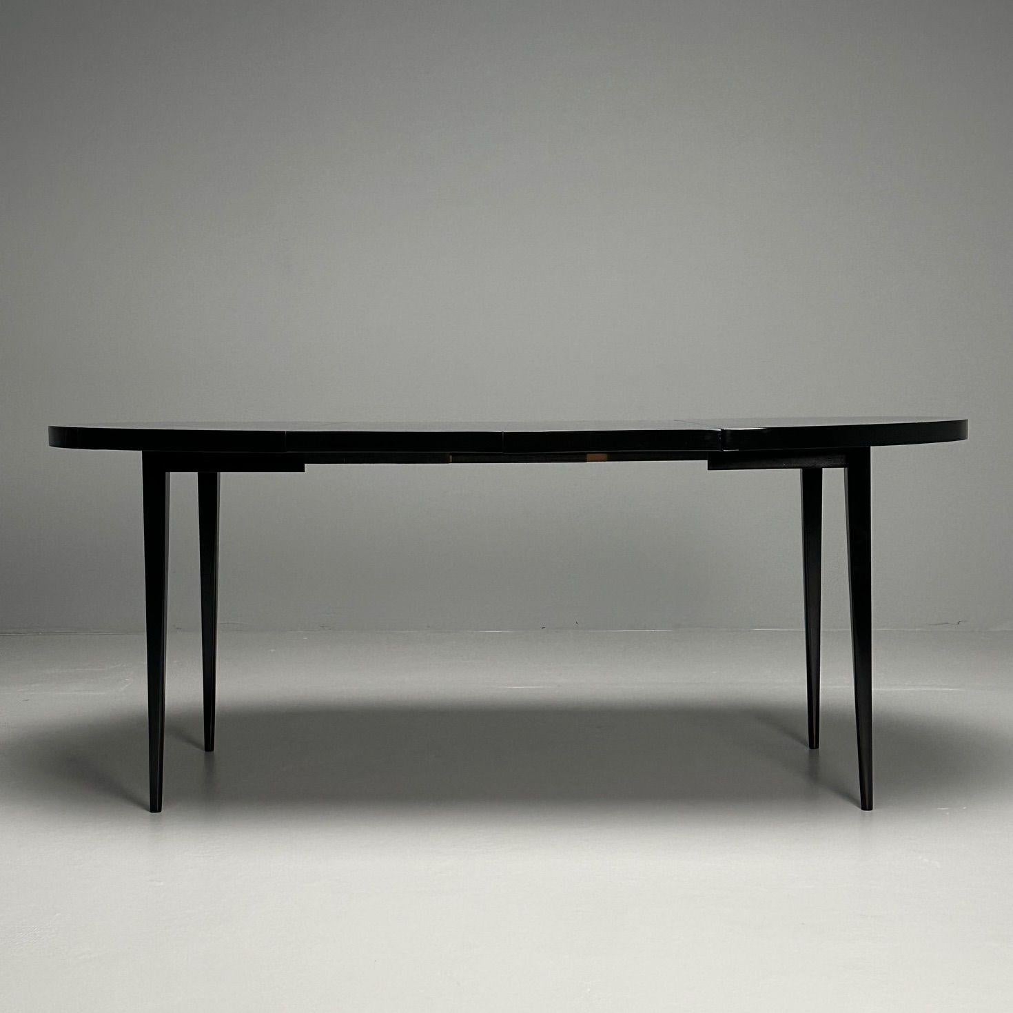 Paul McCobb, Mid-Century Modern Planner Group Dining Table, Black Lacquer, 1950s For Sale 3