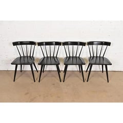 Paul McCobb Mid-Century Modern Spindle Back Dining Chairs, Set of Four