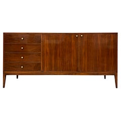 Paul McCobb Mid-Century Modern Walnut 12 Drawer Dresser