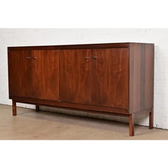 Paul McCobb Mid-Century Modern Walnut Sideboard Credenza, Newly Refinished