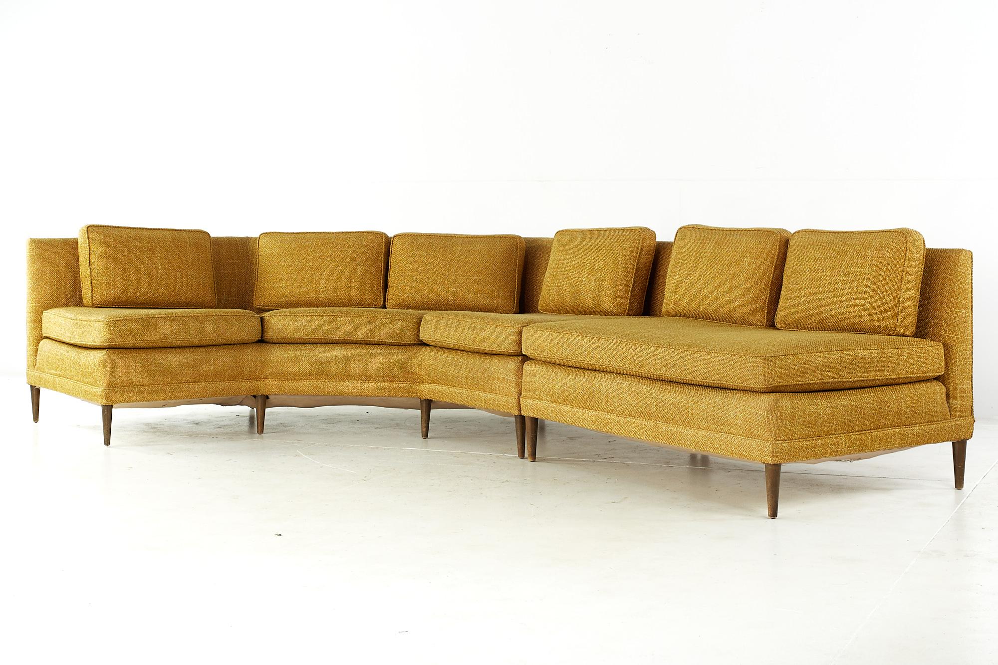 Paul McCobb Mid Century Sectional Sofa For Sale at 1stDibs