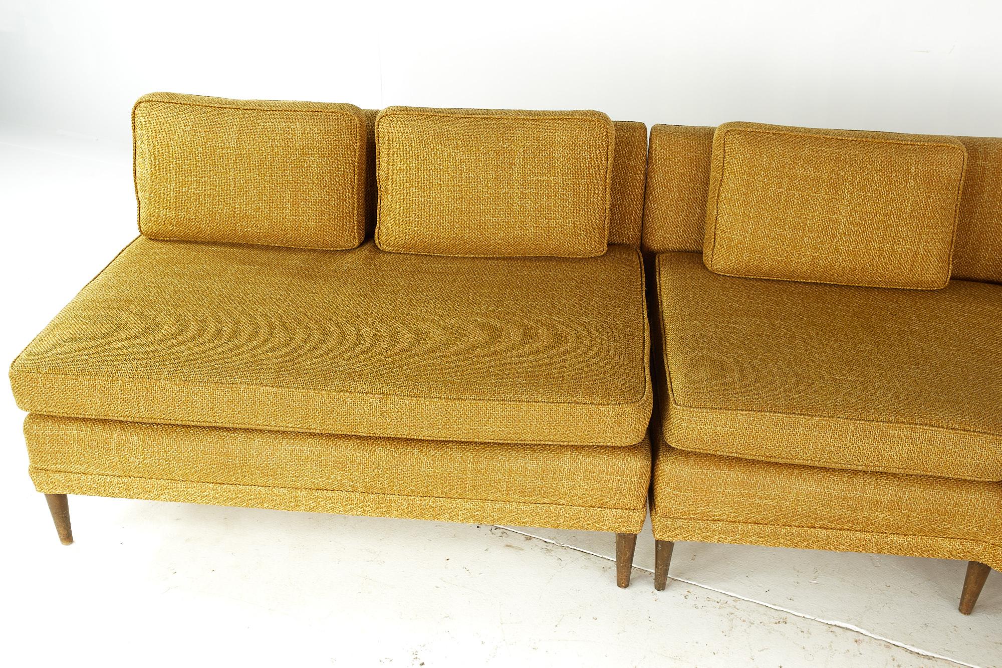 Paul McCobb Mid Century Sectional Sofa For Sale at 1stDibs