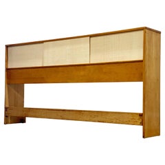 Paul McCobb Midcentury King Size Headboard Bed with Storage - Planner Group