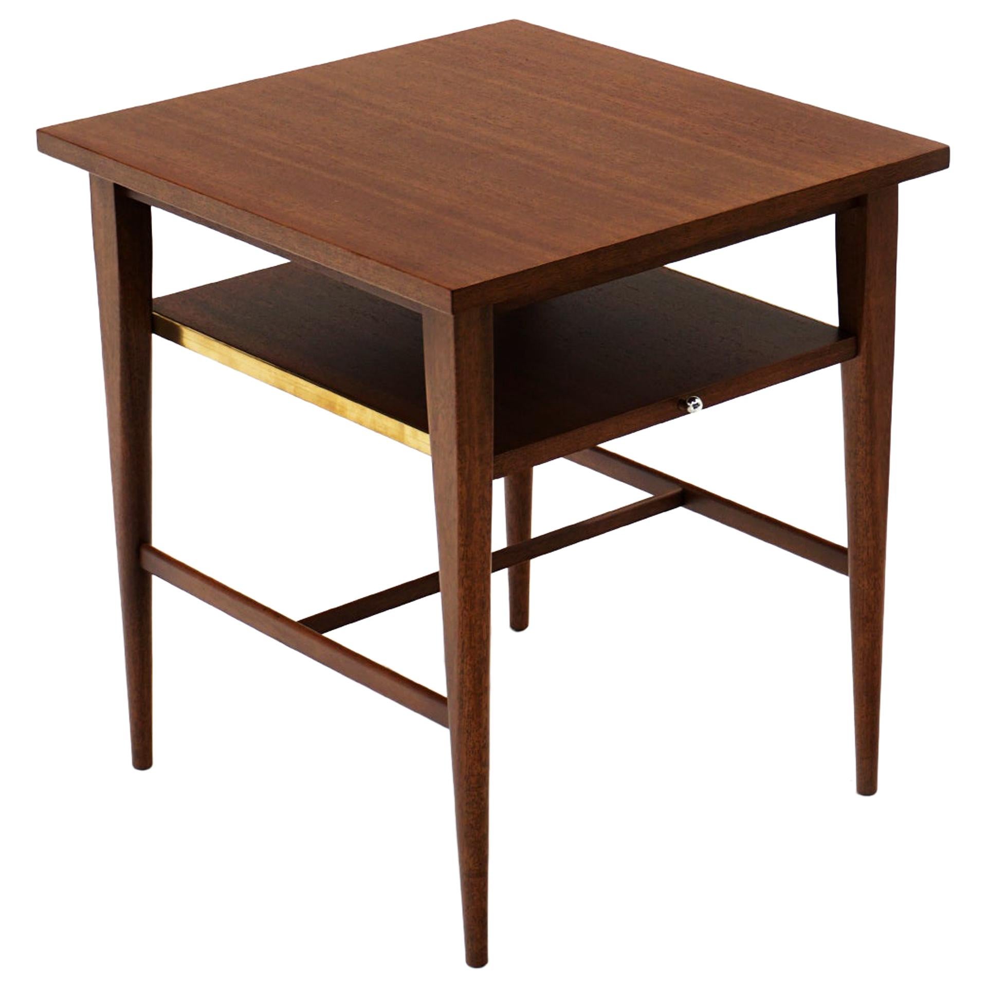 Paul McCobb Model 1047 Side / End Table / Nightstand for Calvin, Slide Out Shelf