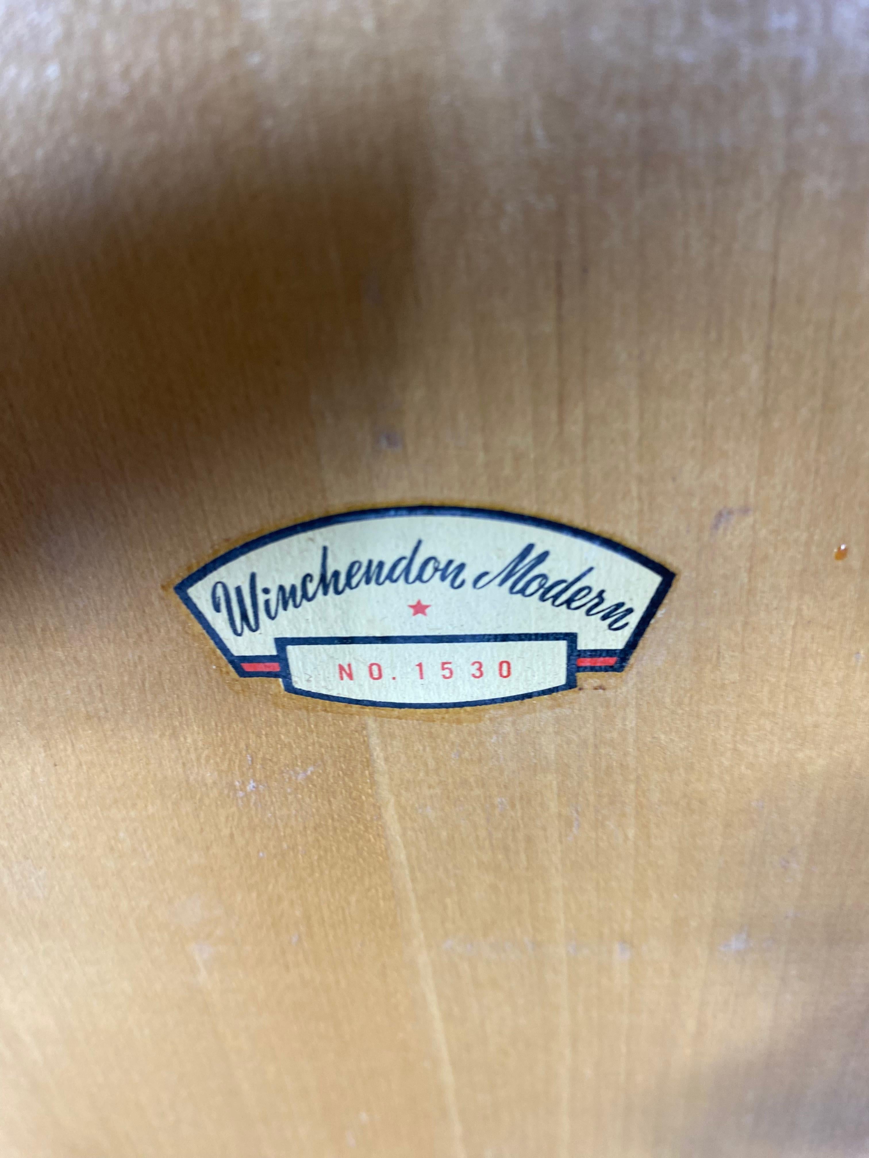 Paul McCobb Model 1530 Mid-Century Modern Chair, Early Winchendon Label For Sale 4