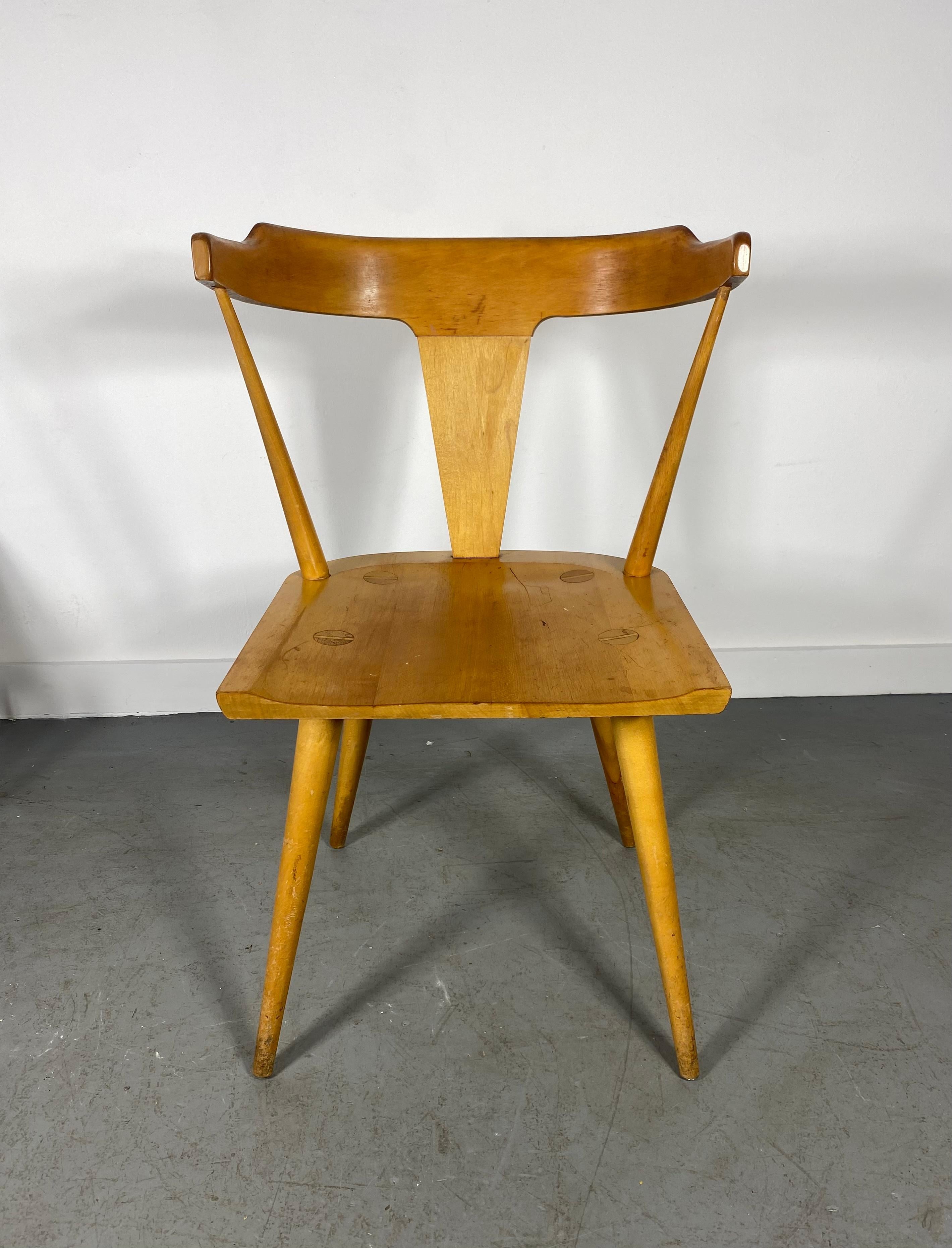 American Paul McCobb Model 1530 Mid-Century Modern Chair, Early Winchendon Label For Sale