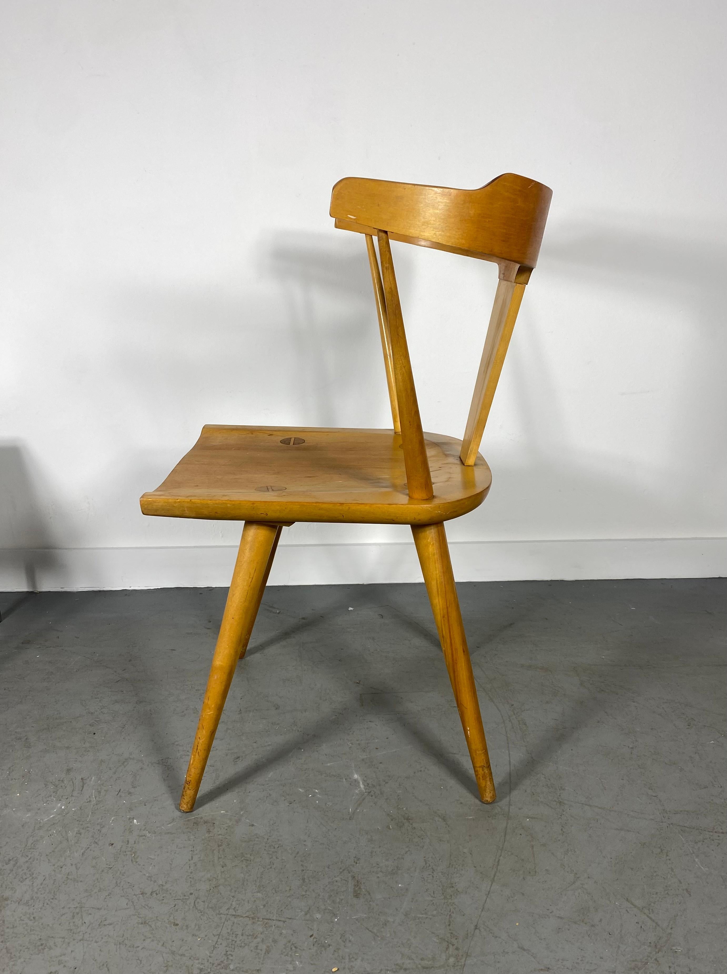 Paul McCobb Model 1530 Mid-Century Modern Chair, Early Winchendon Label In Good Condition For Sale In Buffalo, NY