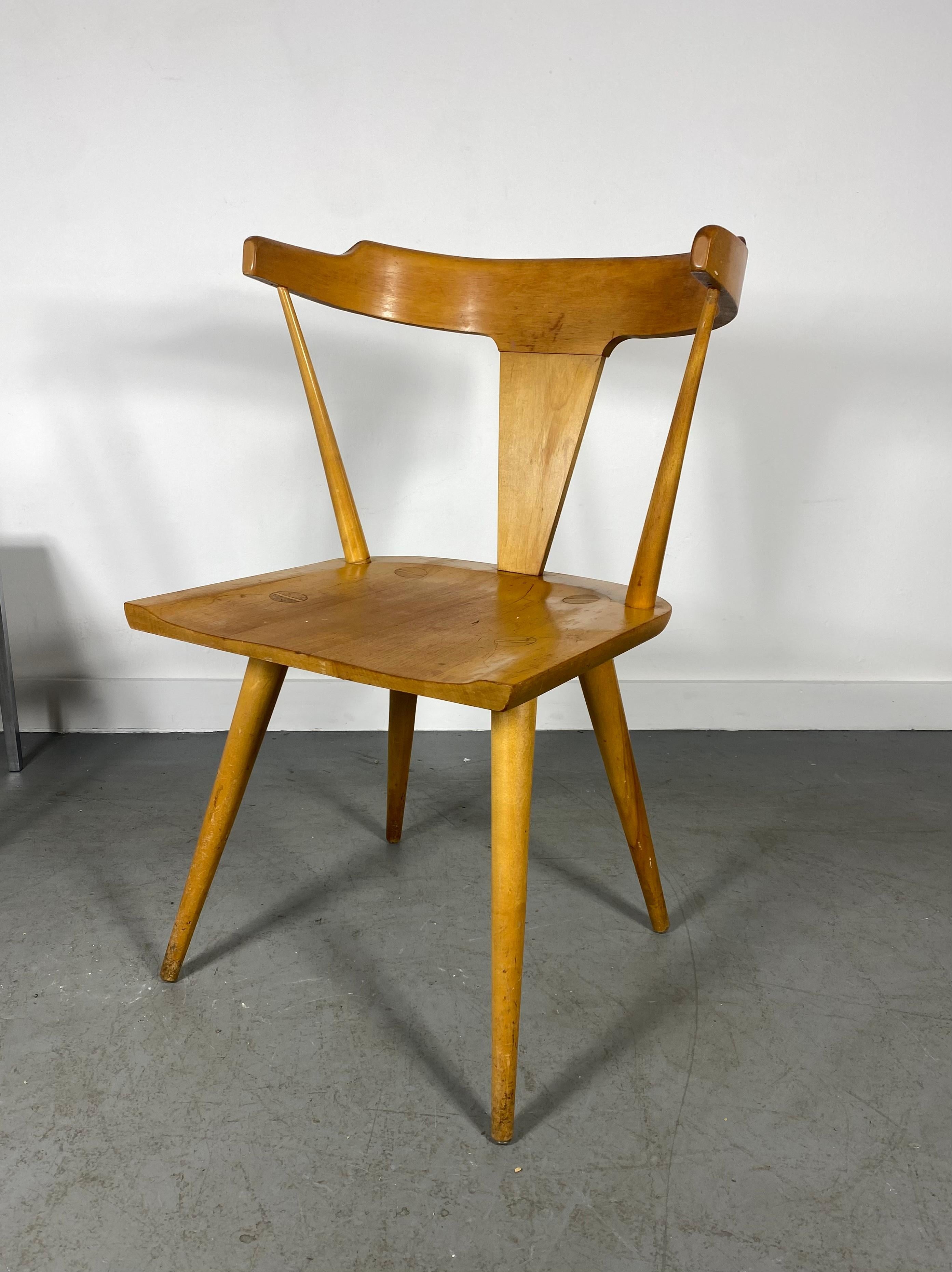Mid-20th Century Paul McCobb Model 1530 Mid-Century Modern Chair, Early Winchendon Label For Sale