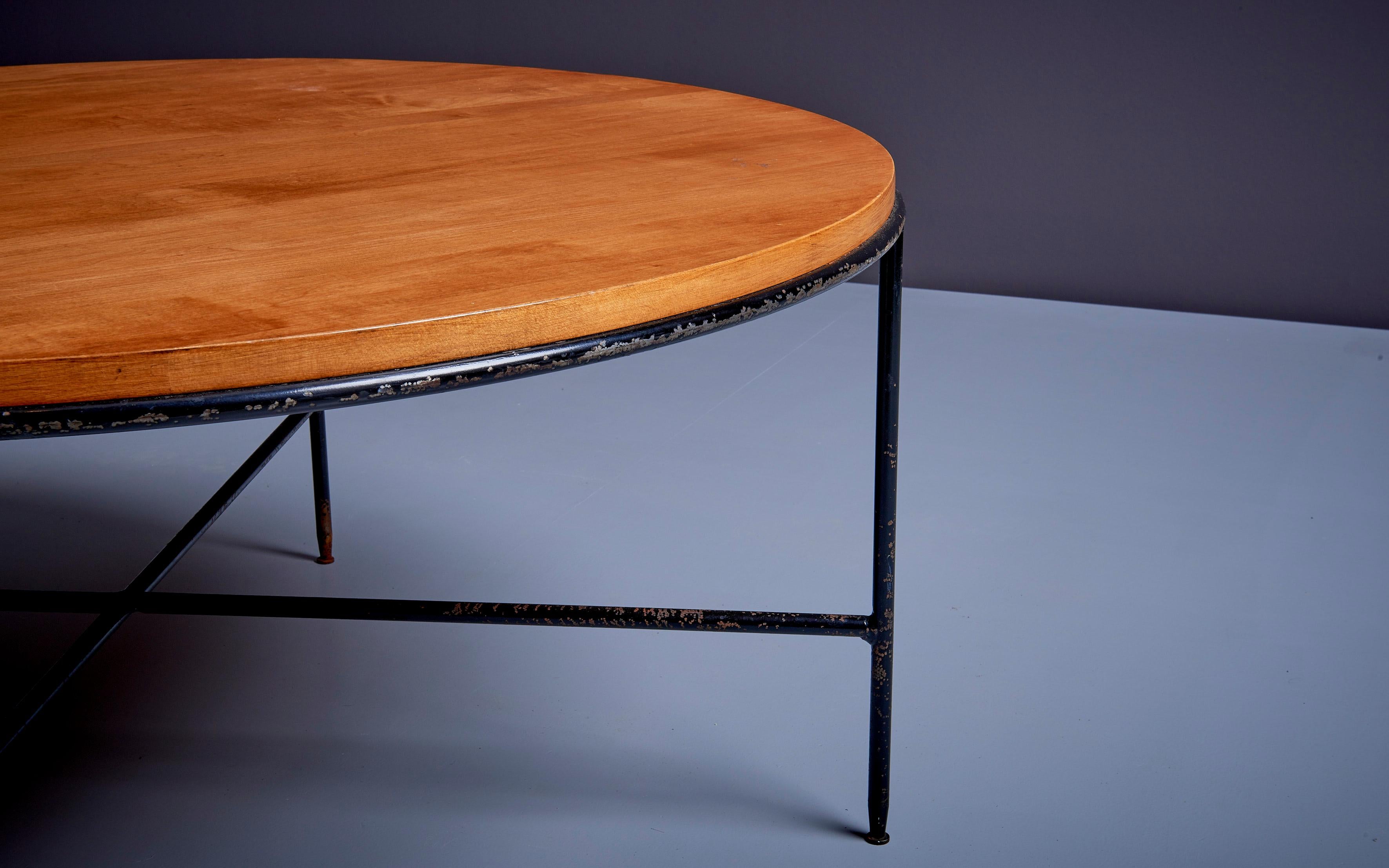 Fer Table basse Paul McCobb Modèle 1580 Planner Group en érable fer pour Winchendon en vente