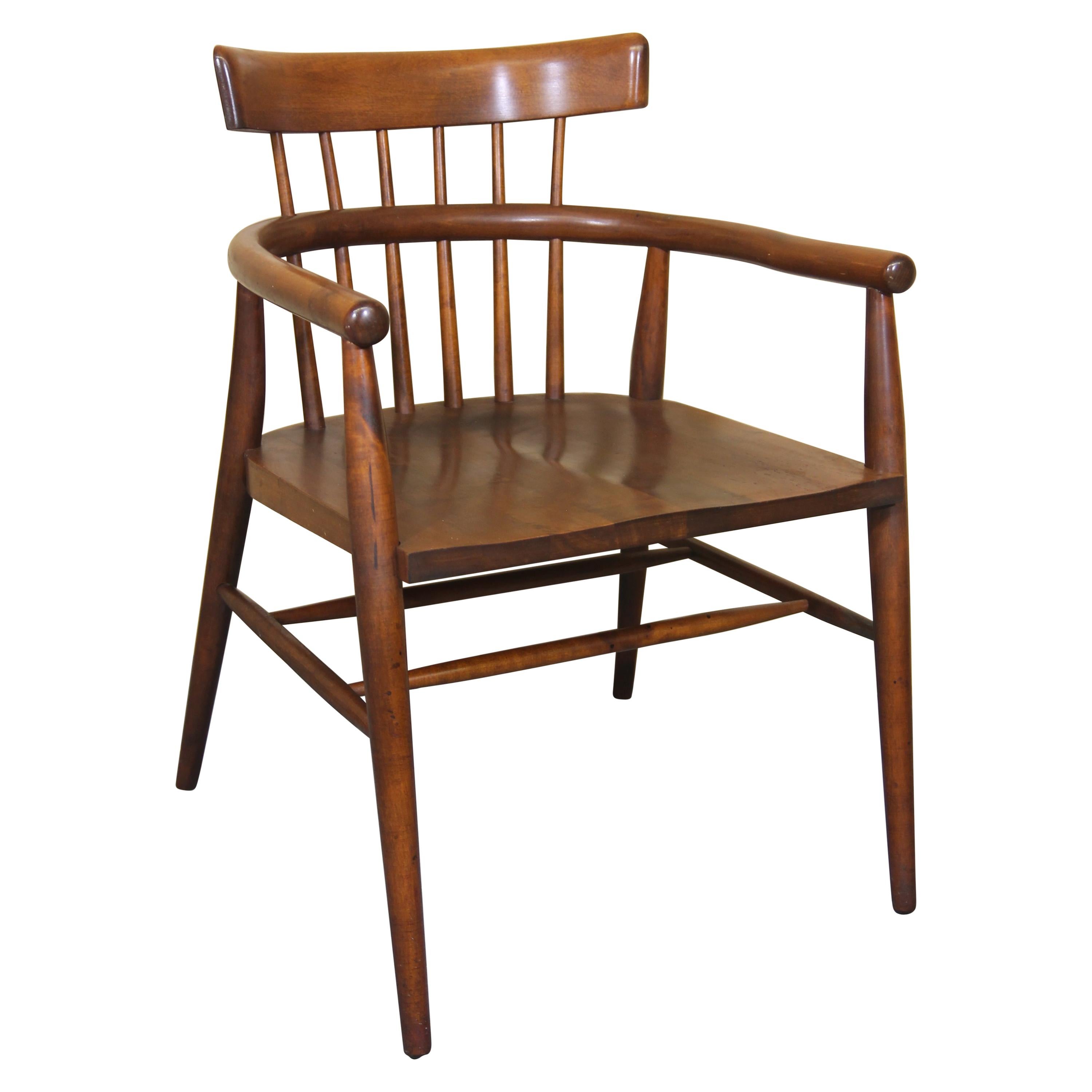 Paul McCobb Modernist Maple Armchair Designed in the 1950s For Sale