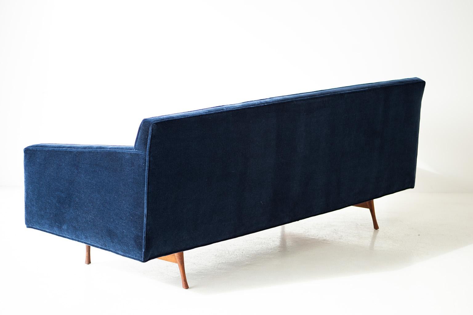 American Paul McCobb Mohair Sofa for Widdicomb