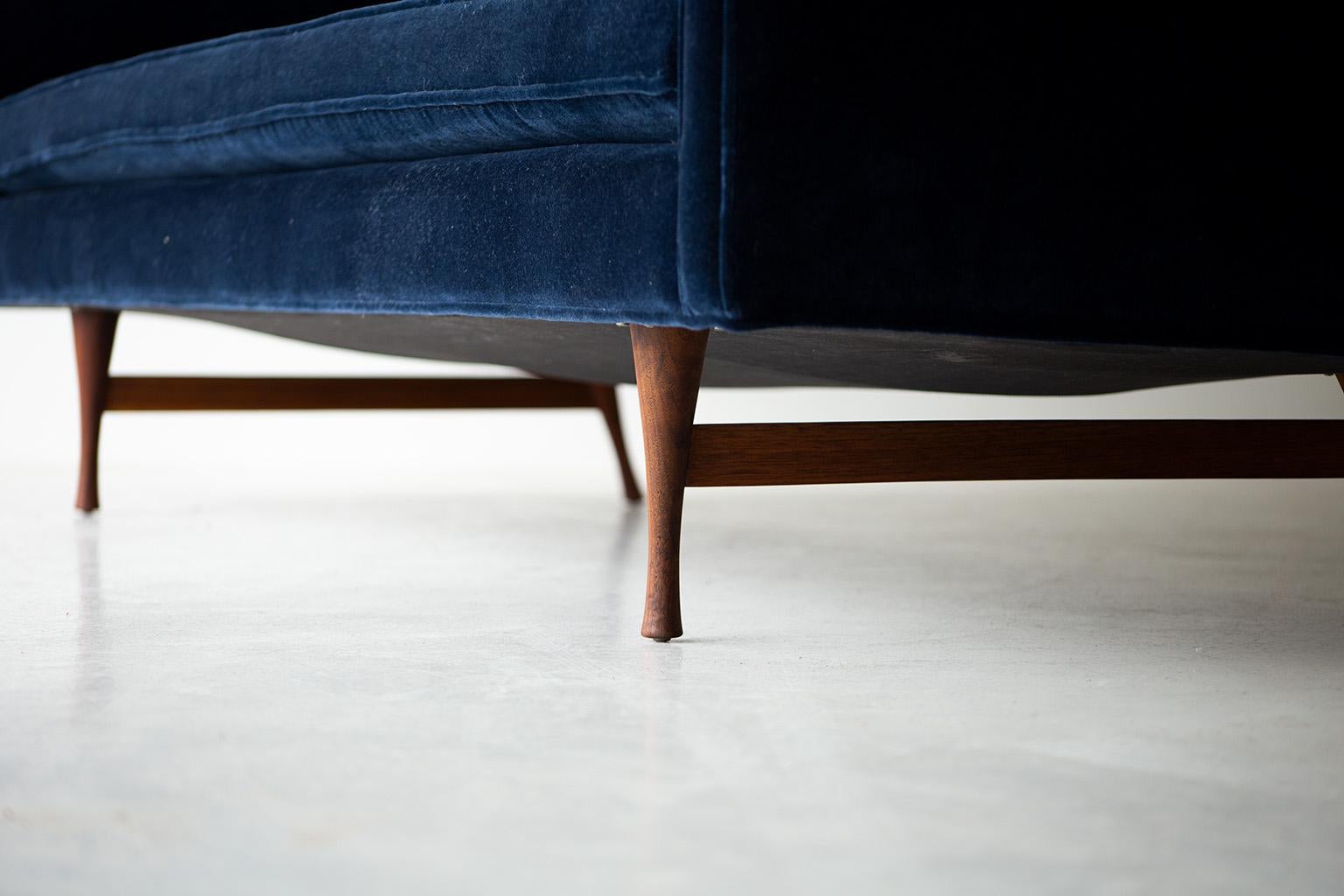Paul McCobb Mohair Sofa for Widdicomb 2