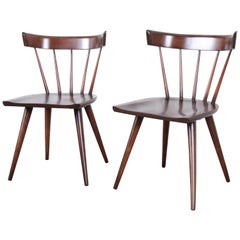 Paul McCobb Newly Refinished Planner Group Dining Chairs, Pair