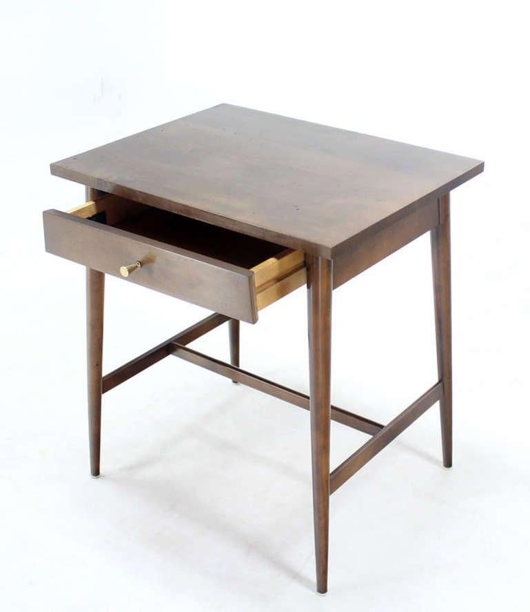 Paul McCobb One Draw Planner Group End Table Night Stand Mid Century Modern Mint (Lackiert) im Angebot