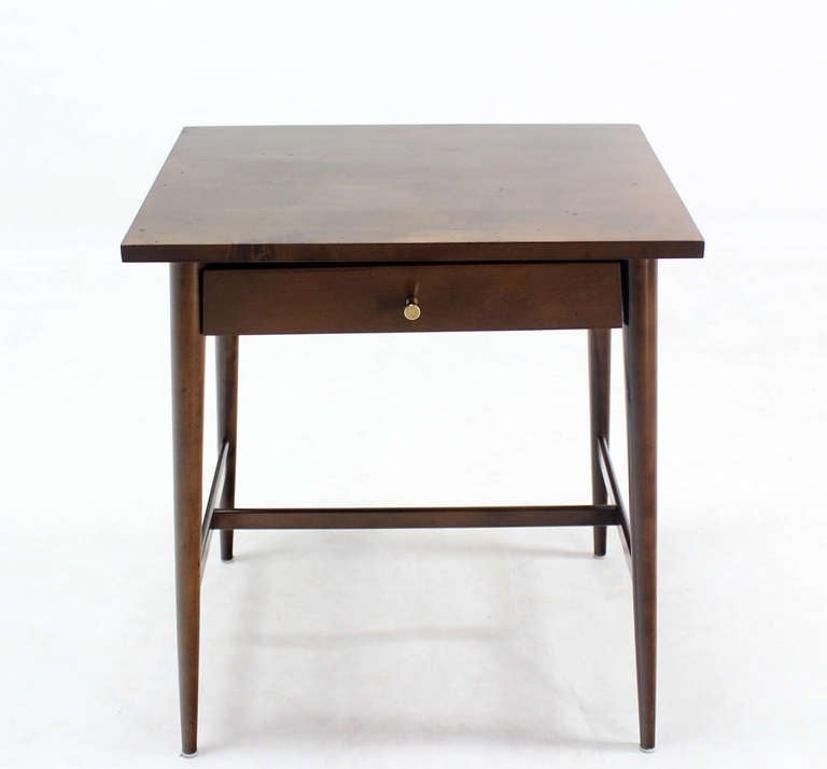 Paul McCobb One Draw Planner Group End Table Night Stand Mid Century Modern Mint In Good Condition For Sale In Rockaway, NJ