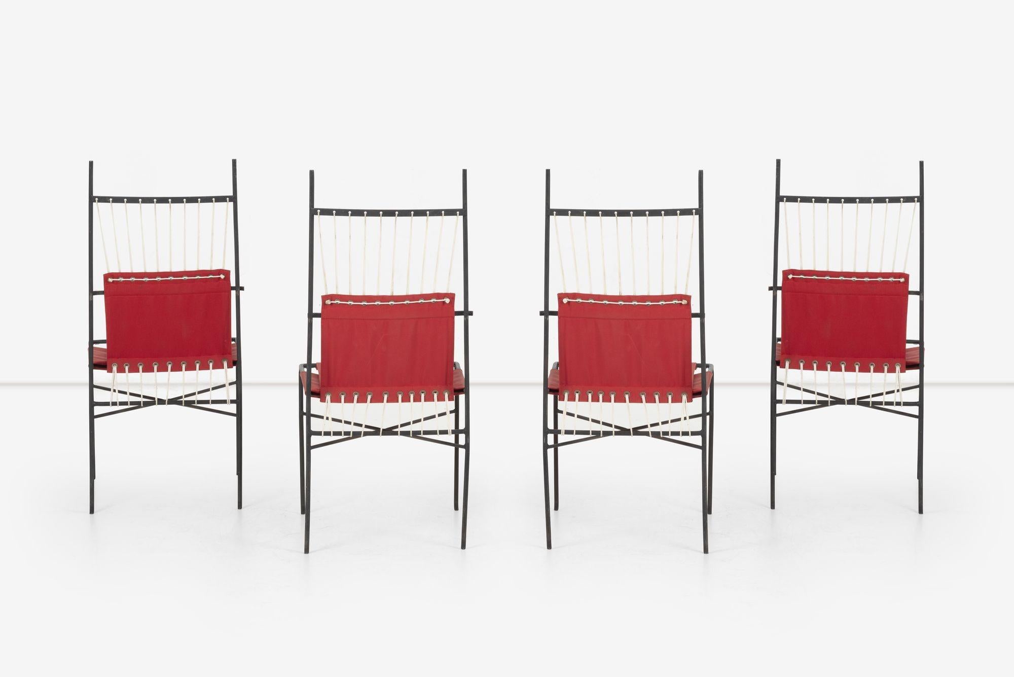 Milieu du XXe siècle Ensemble de quatre chaises de salle à manger de la collection Pavilion de Paul McCobb pour Arbuck en vente
