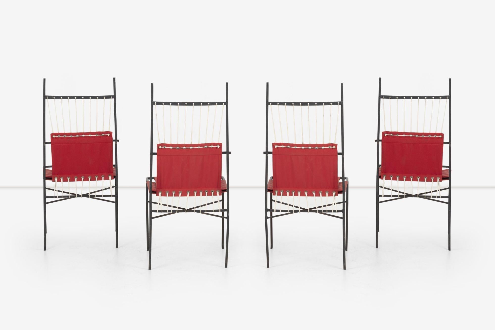 Juego de cuatro sillas de comedor de la colección Pavilion de Paul McCobb para Arbuck mediados del siglo XX en venta