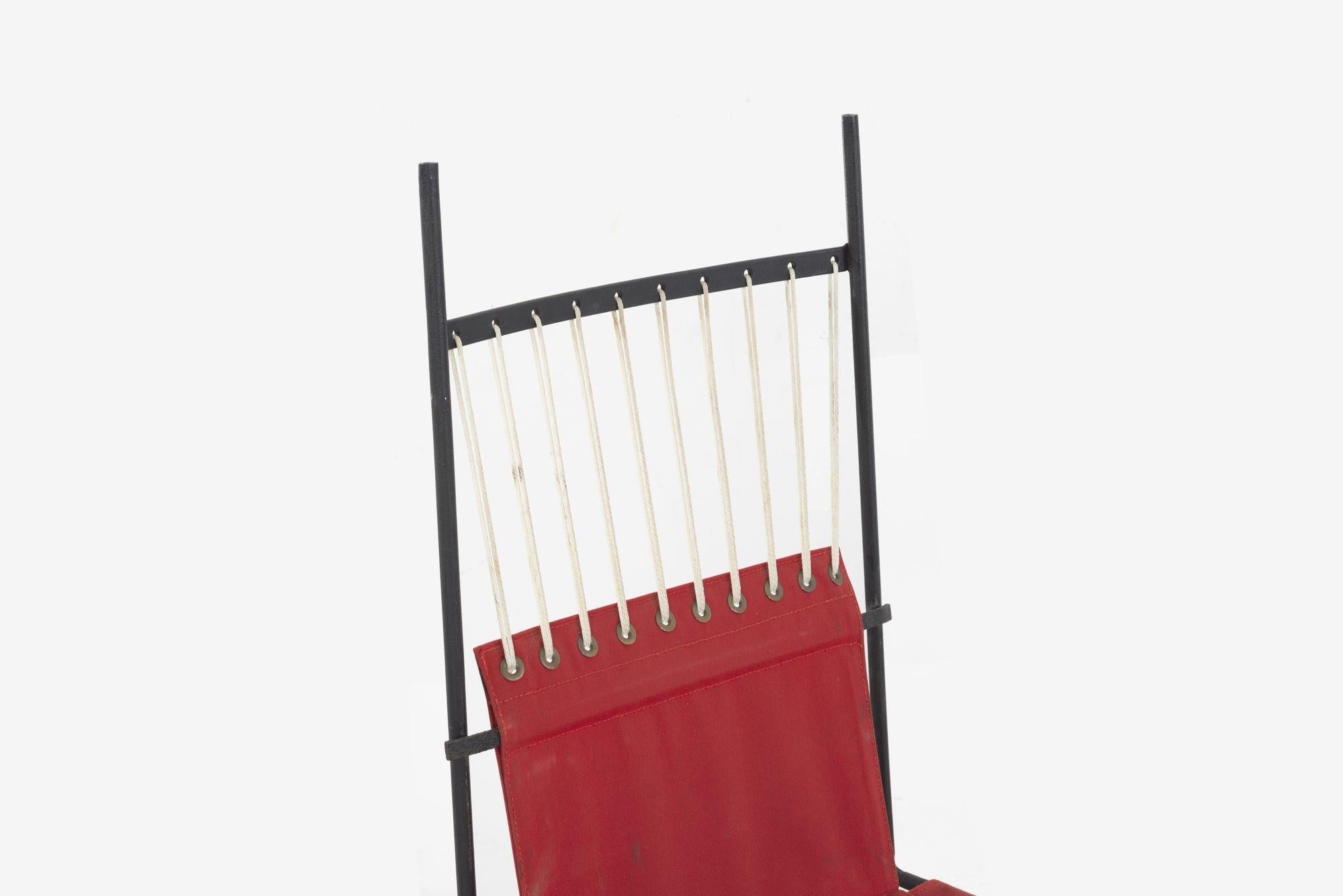 Juego de cuatro sillas de comedor de la colección Pavilion de Paul McCobb para Arbuck Lienzo en venta