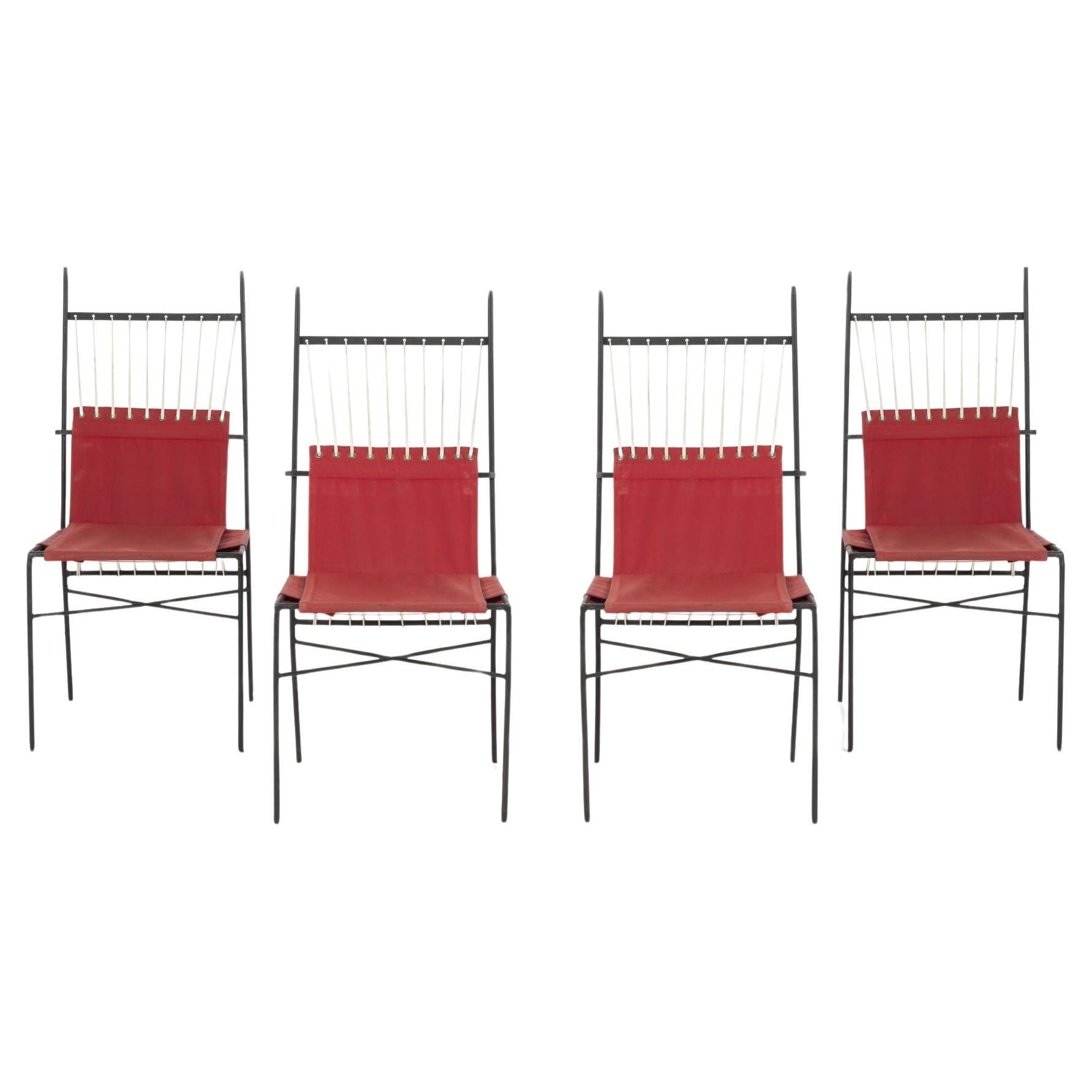 Paul McCobb Pavilion Collection Dining Chairs for Arbuck Set of Four For Sale