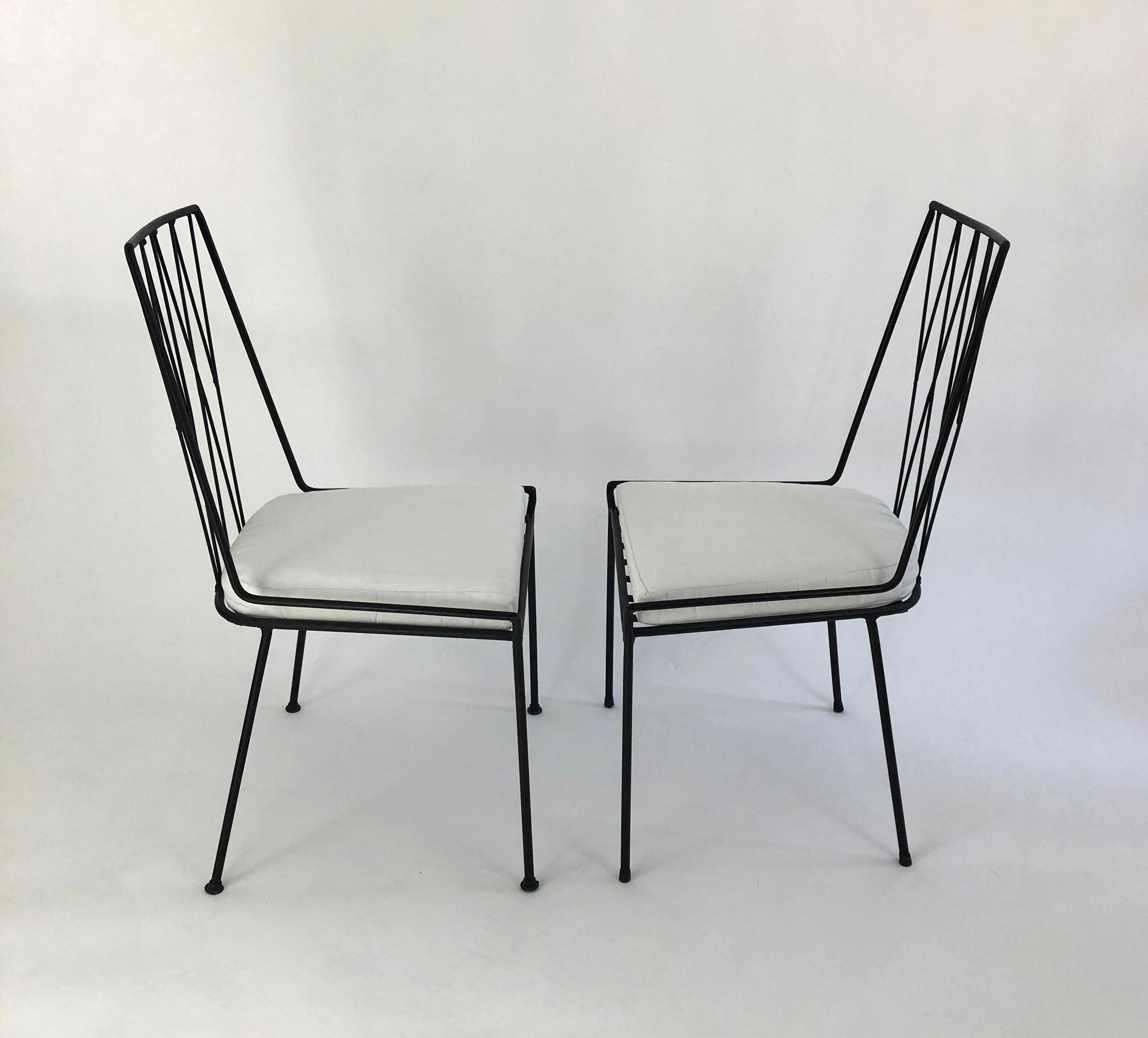 Mid-20th Century Paul McCobb Pavilion Collection Set of Four Patio Chairs with Table, circa 1950s