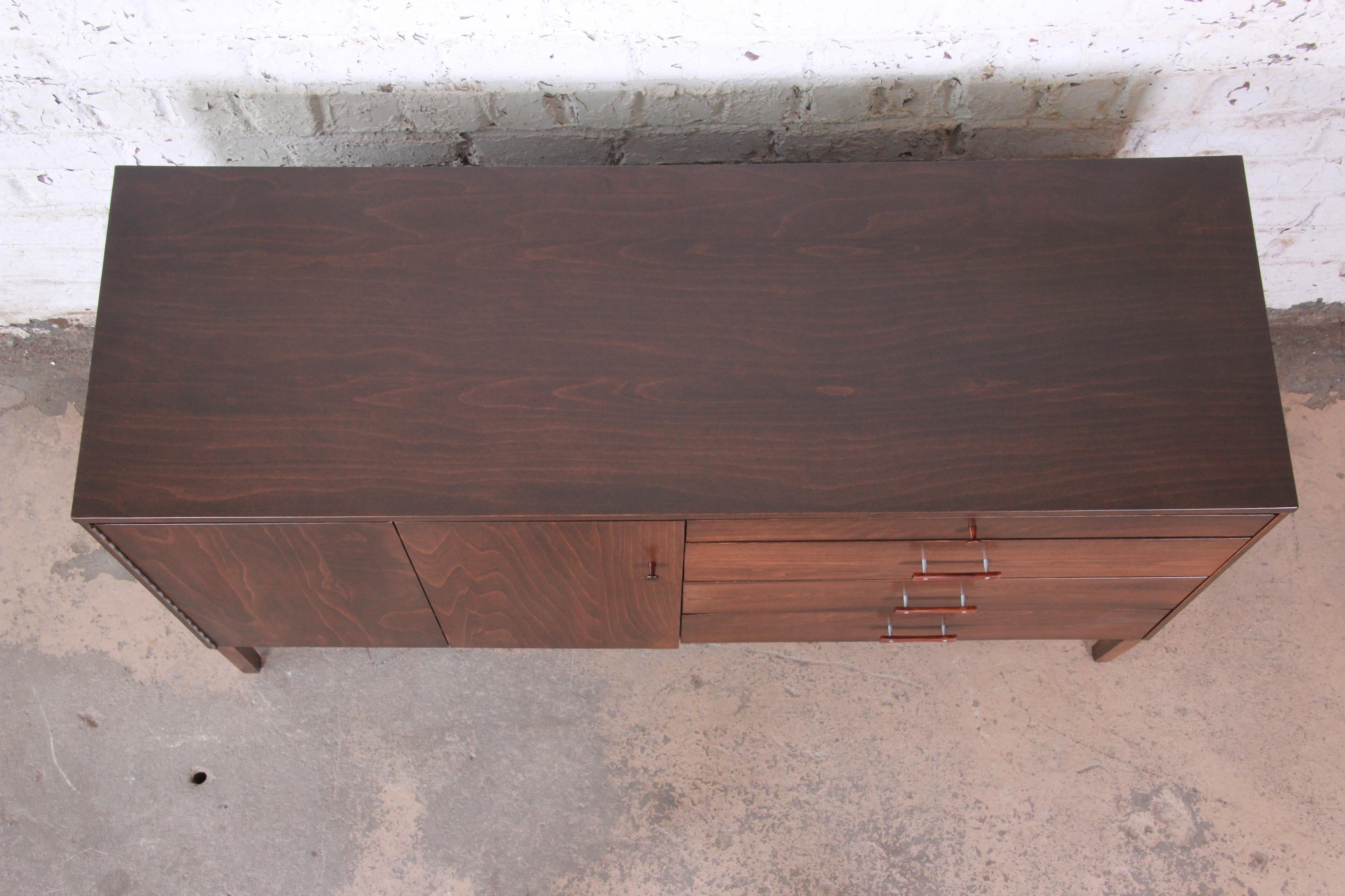 Paul McCobb Perimeter Group Credenza, Newly Refinished 5