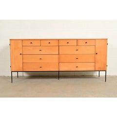Paul McCobb Planner Group 20-Drawer Dresser or Credenza, Newly Refinished