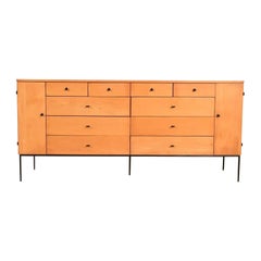 Paul McCobb Planner Group 20-Drawer Dresser or Credenza, Newly Refinished