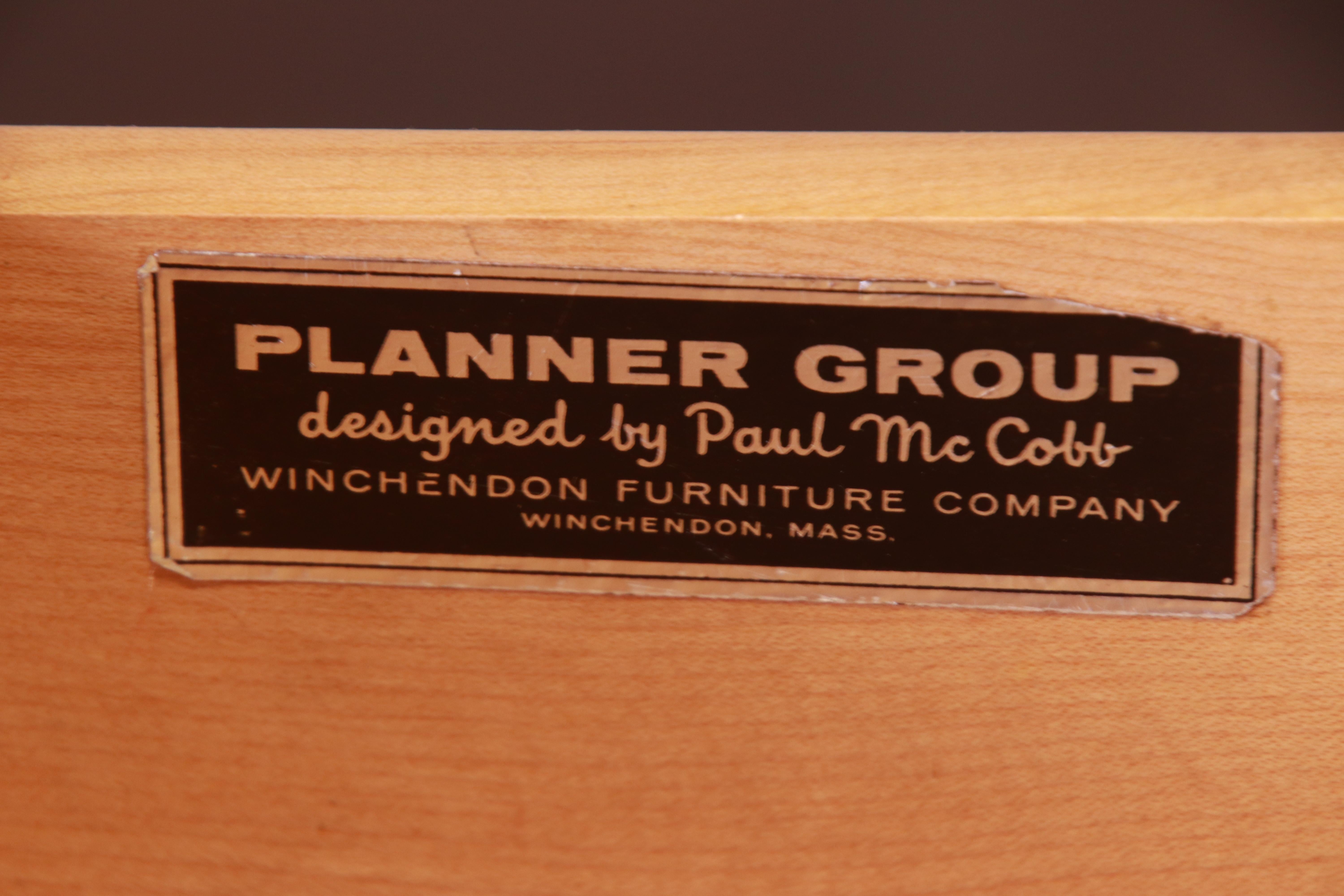 Paul McCobb Planner Group 20-Drawer Dresser or Credenza, Newly Restored 12