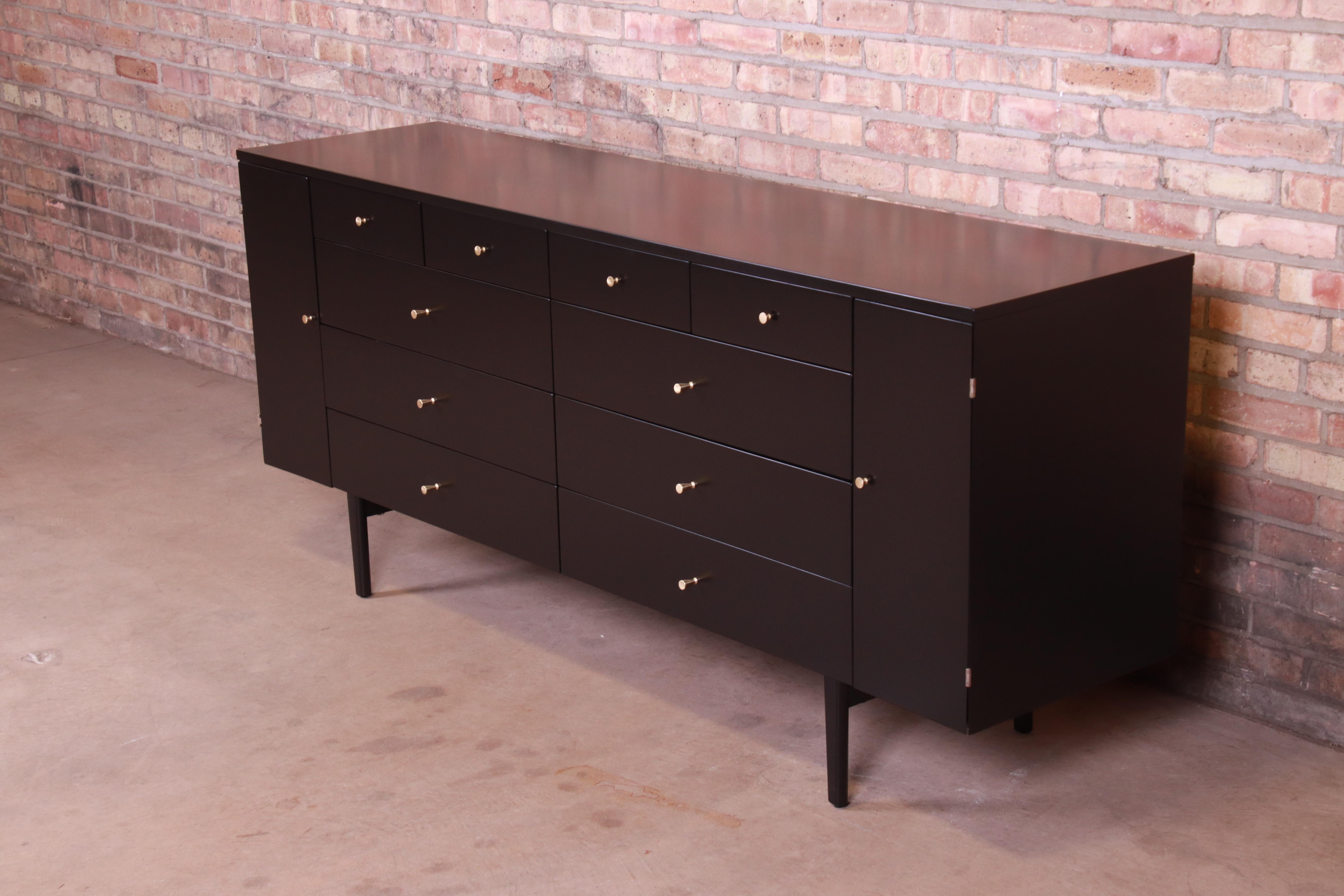 American Paul McCobb Planner Group 20-Drawer Dresser or Credenza, Newly Restored