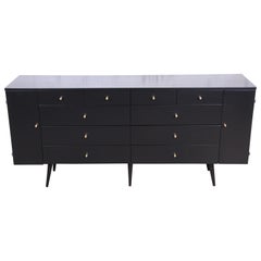 Paul McCobb Planner Group 20-Drawer Dresser or Credenza, Newly Restored