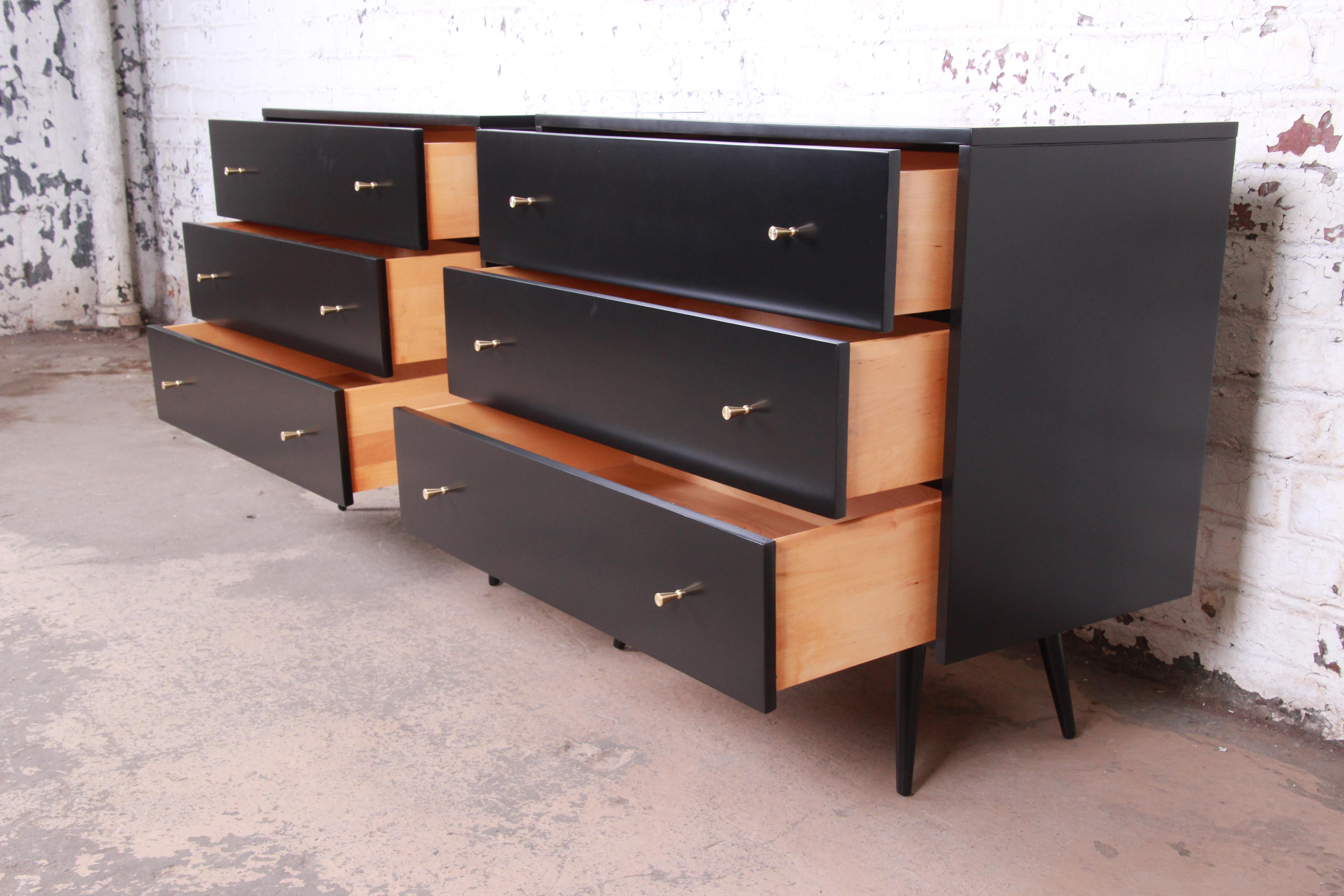 Paul McCobb Planner Group Bachelor Chests or Large Nightstands, Newly Restored 1