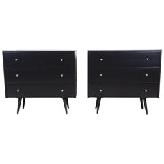 Paul McCobb Planner Group Bachelor Chests or Large Nightstands, Newly Restored