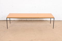 Paul McCobb Planner Group Birch and Iron Coffee Table or Bench, 1950s