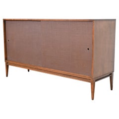 Paul McCobb Planner Group Birch Sliding Door Sideboard Credenza