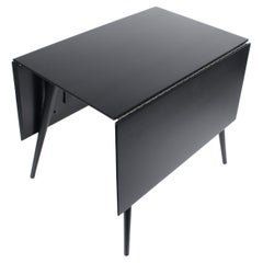 Paul McCobb Planner Group Schwarzer Drop Leaf Esstisch