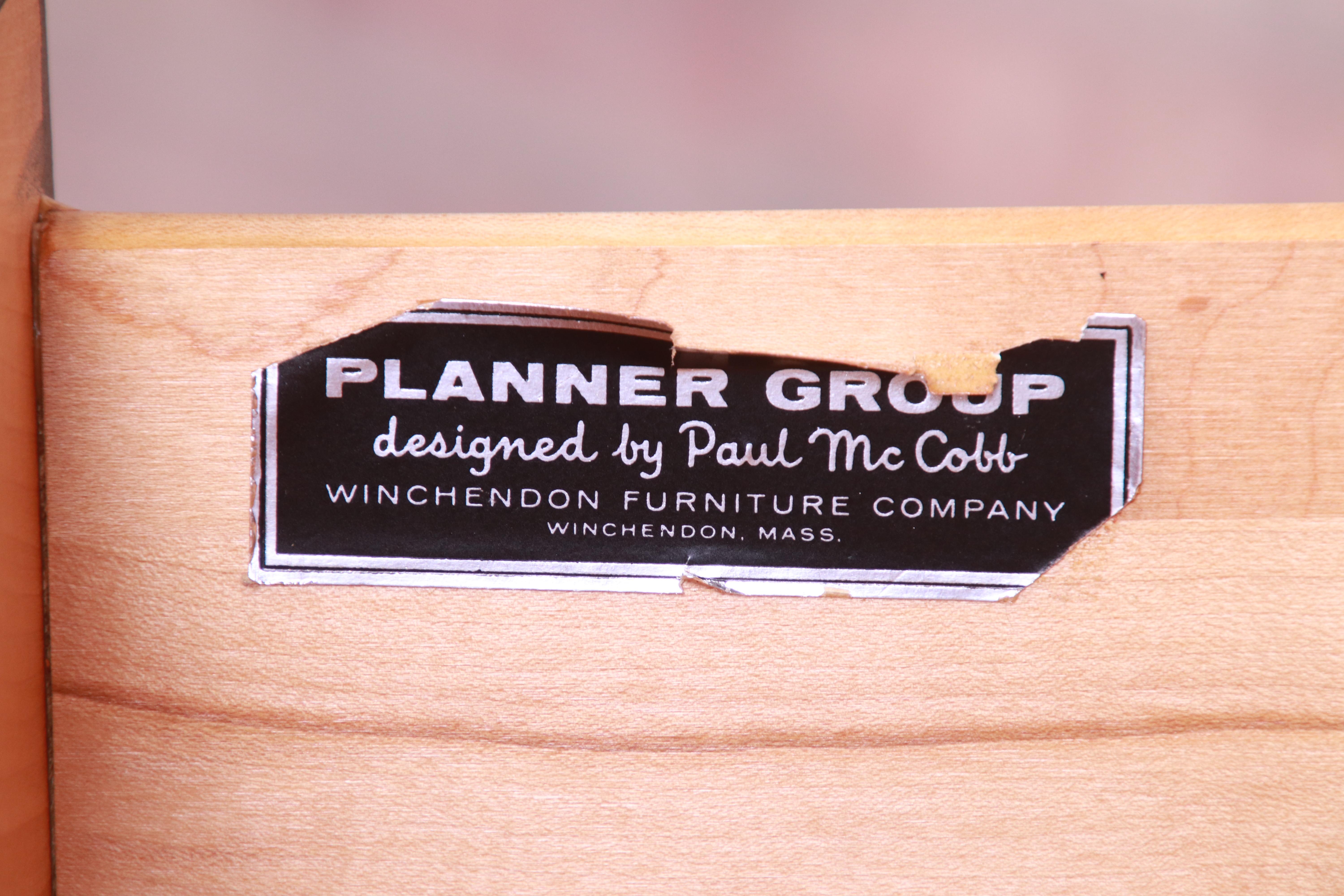Paul McCobb Planner Group Black Lacquered Chest of Drawers, Newly Refinished 7