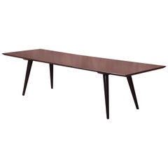 Paul McCobb Planner Group Black Lacquered Coffee Table, Newly Restored