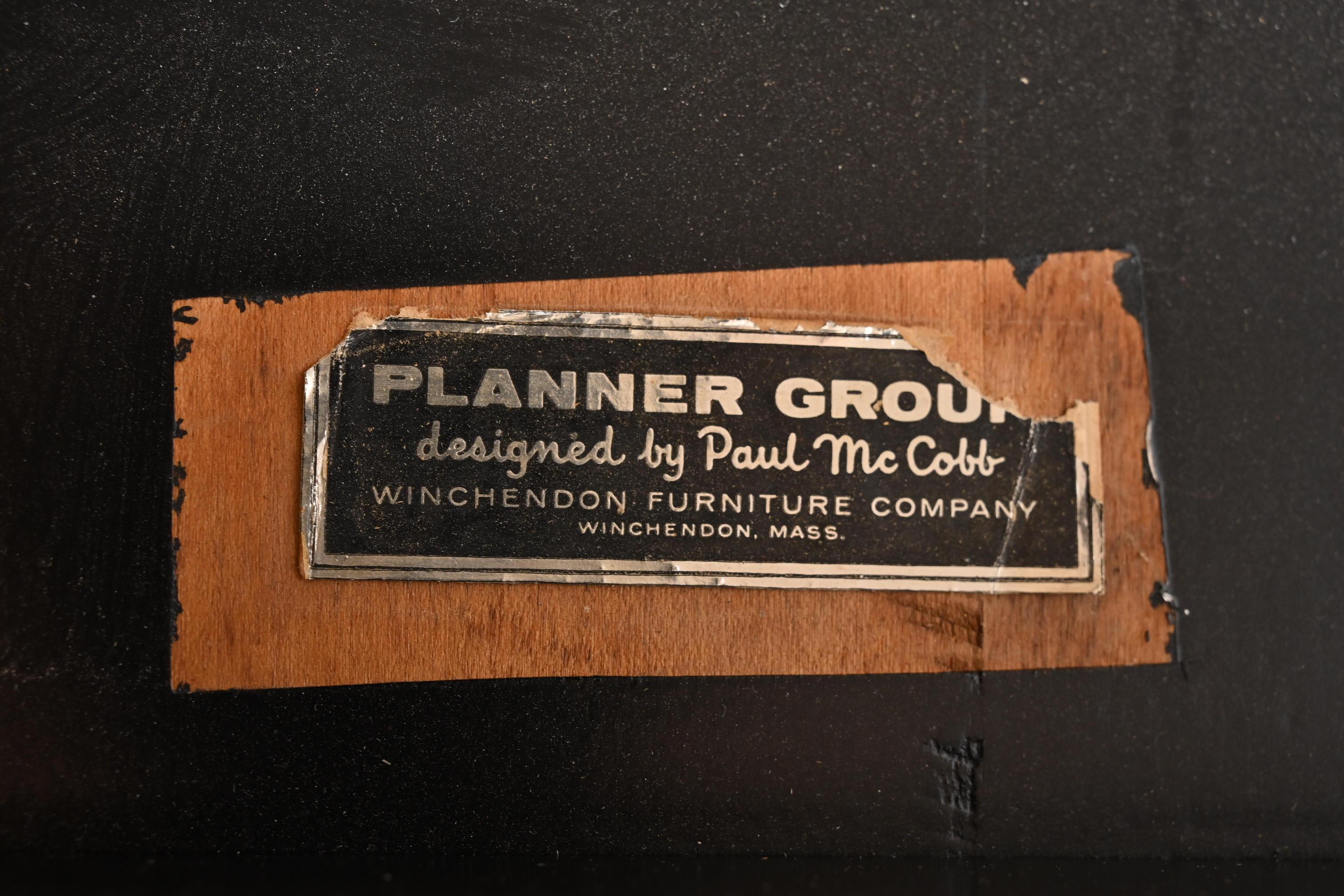 Paul McCobb Planner Group Black Lacquered Dining or Game Table, Newly Refinished For Sale 3