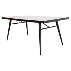 Mesa de Comedor Paul McCobb Planner Group Lacada en Negro, Recién Acabada