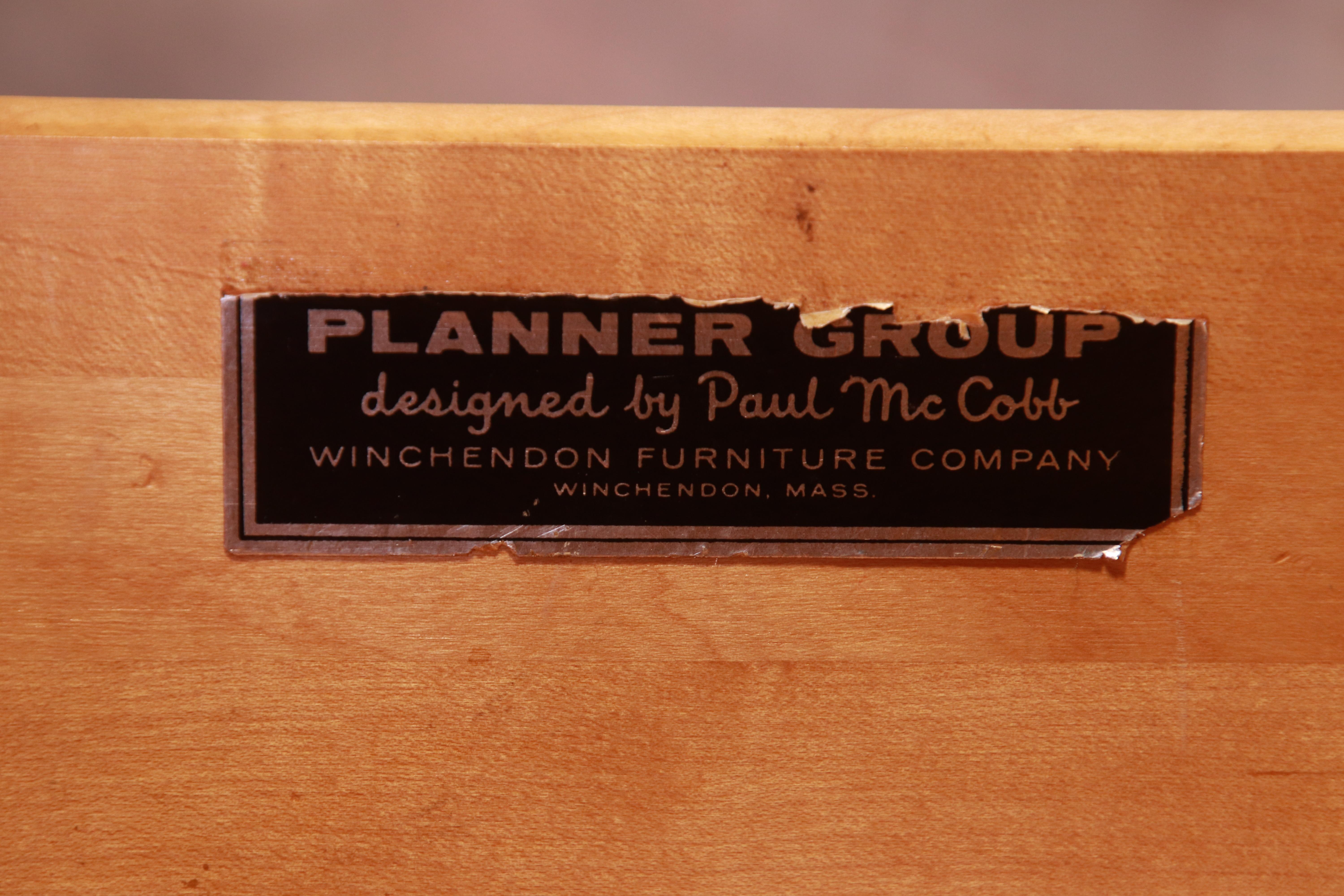 Paul McCobb Planner Group Black Lacquered Dresser or Credenza, Newly Refinished 8