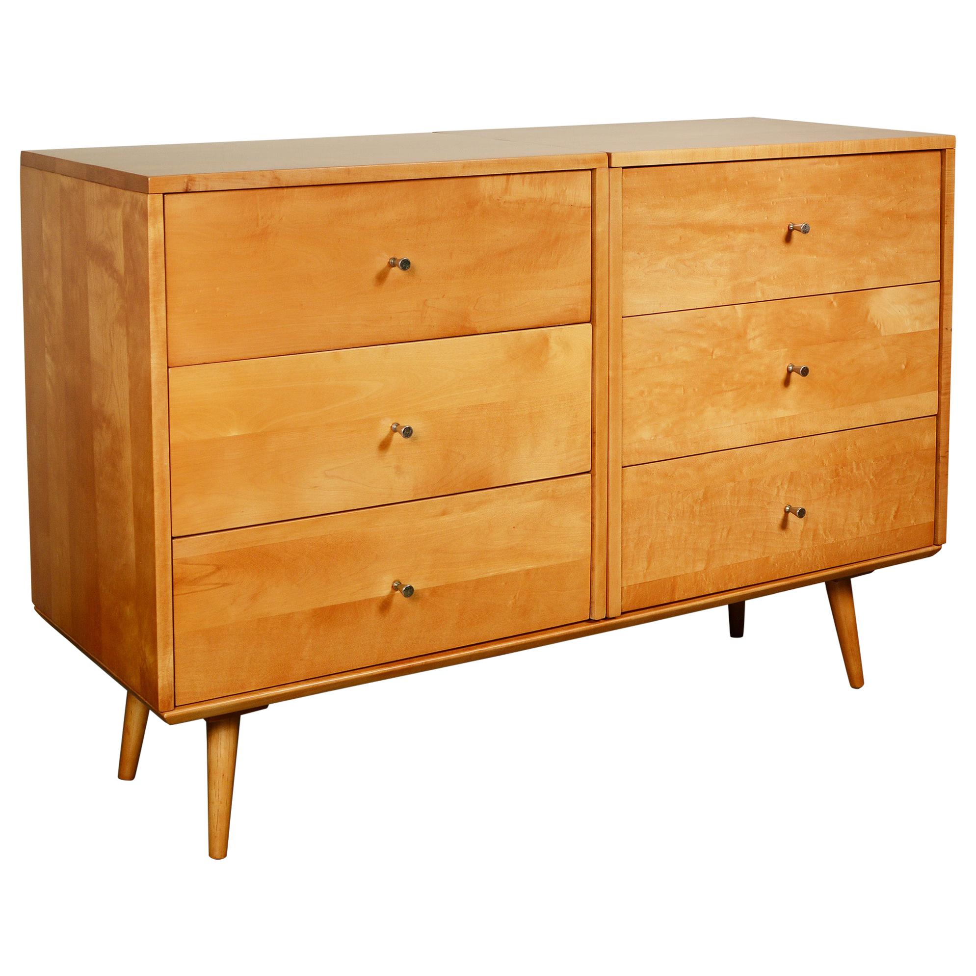 Paul McCobb Planner Group Chest of Drawers on a Low Table