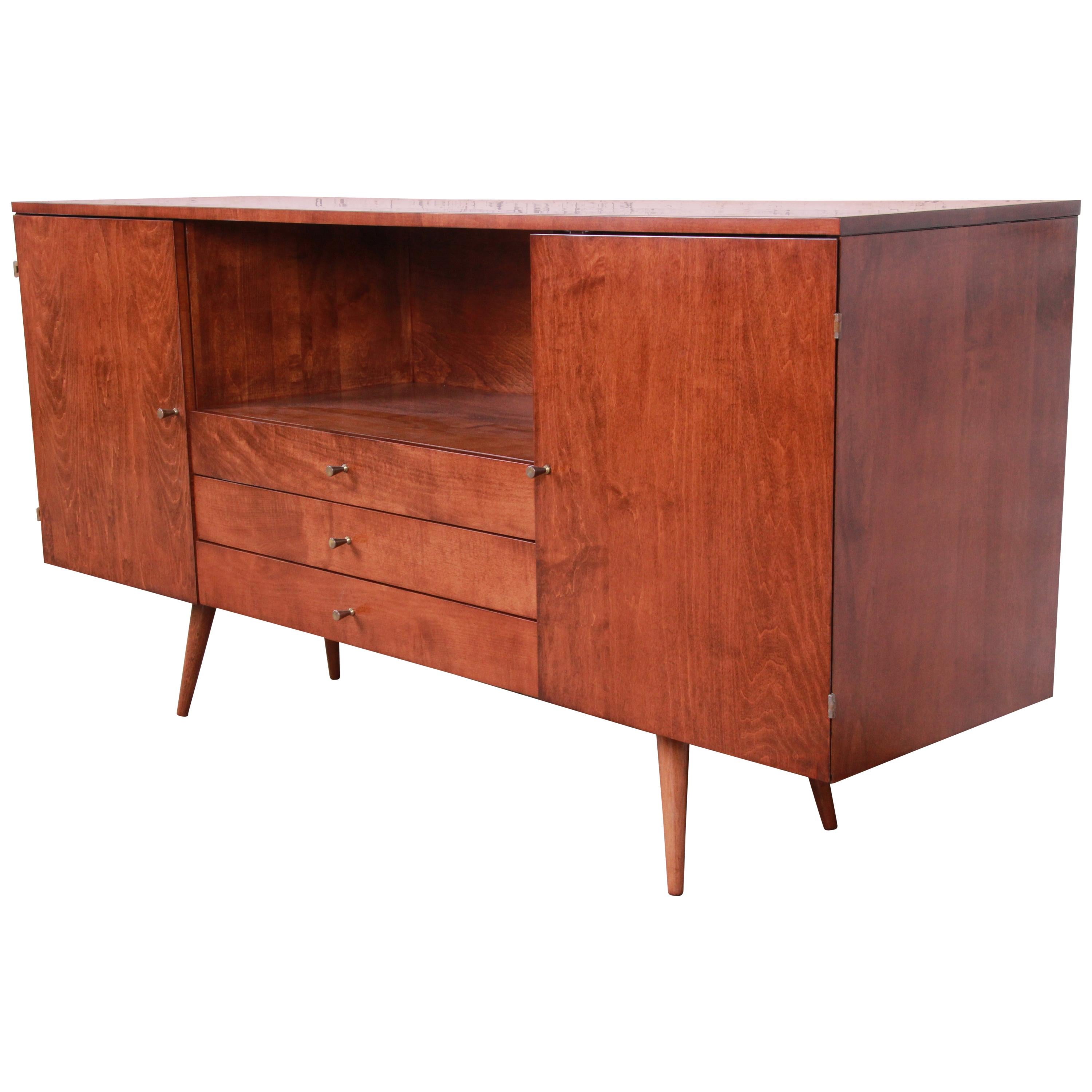 Paul McCobb Planner Group Credenza or Media Cabinet, Newly Refinished