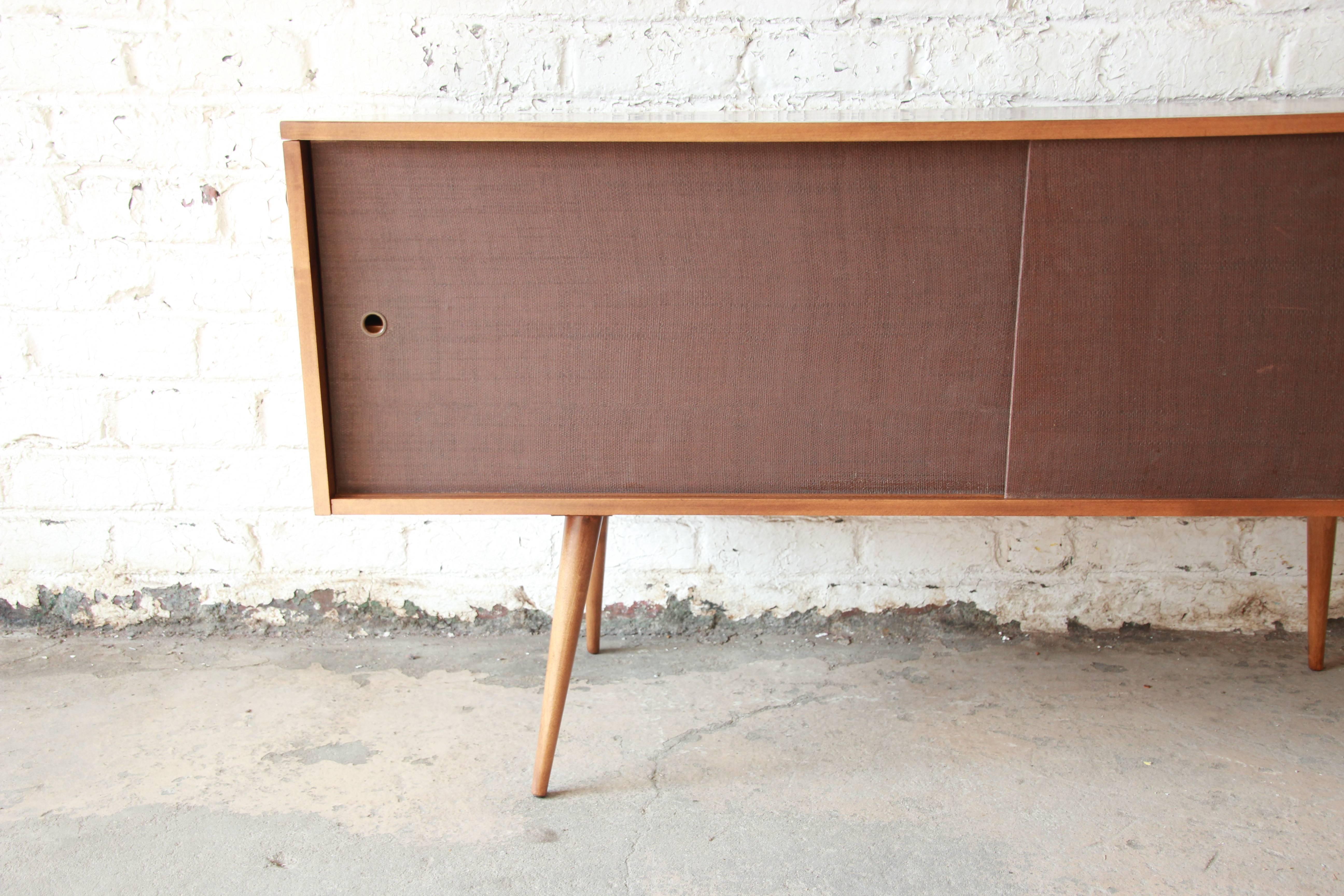 Mid-20th Century Paul McCobb Planner Group Credenza or Record Cabinet